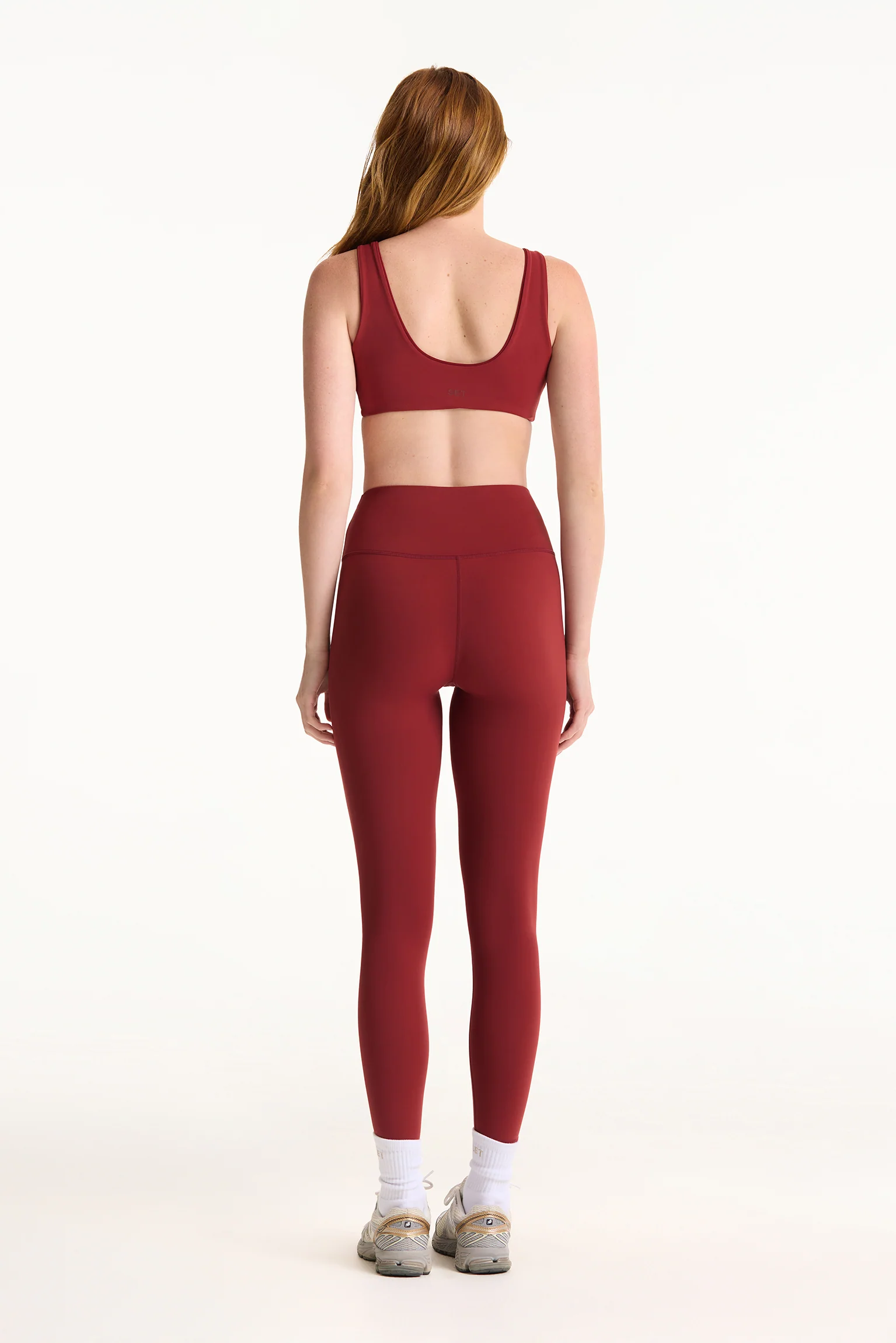 BREATHE CONTRAST WRAP BRA - SNAPPER - Image 3