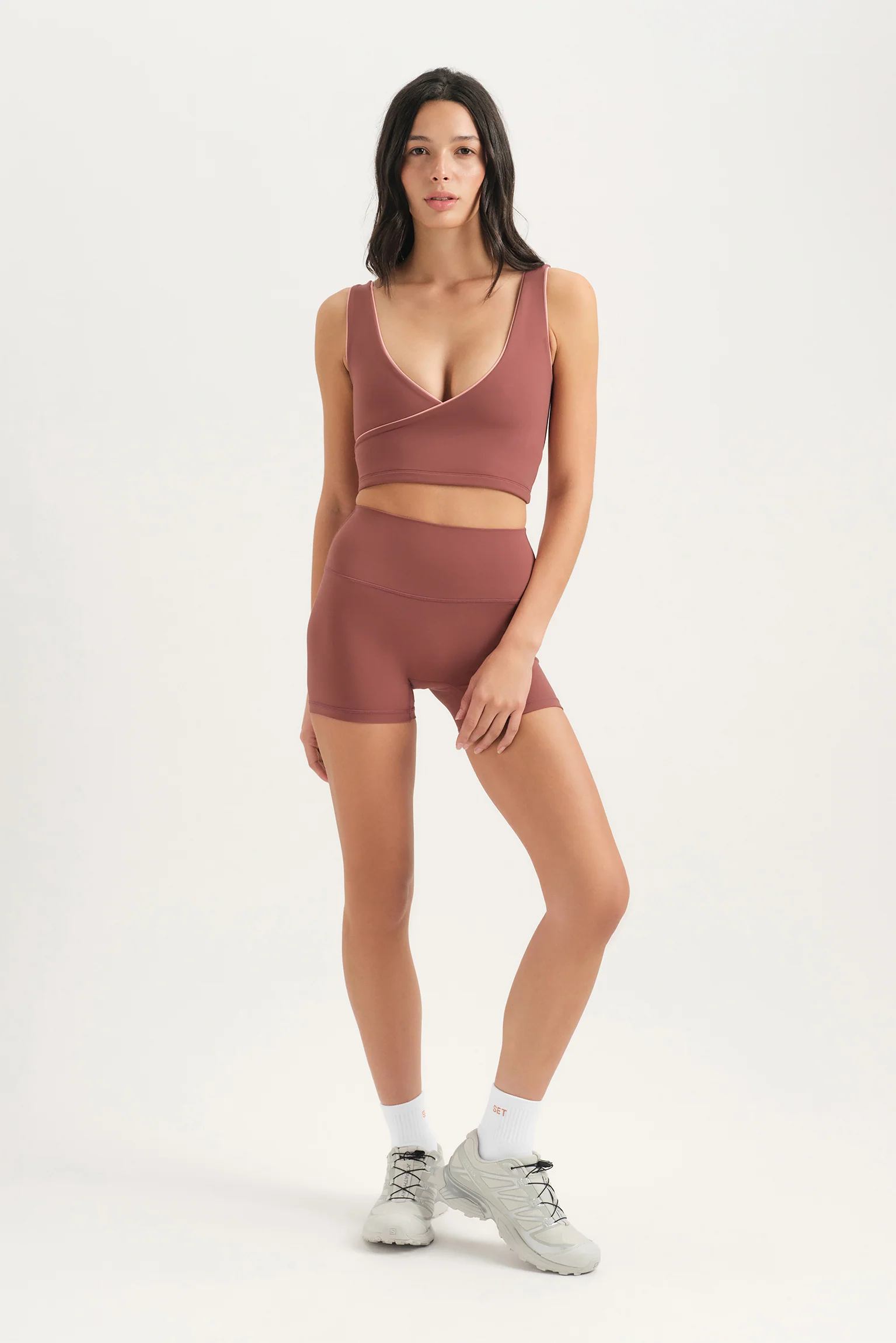 BREATHE CONTRAST WRAP TANK - EMBER - Image 3
