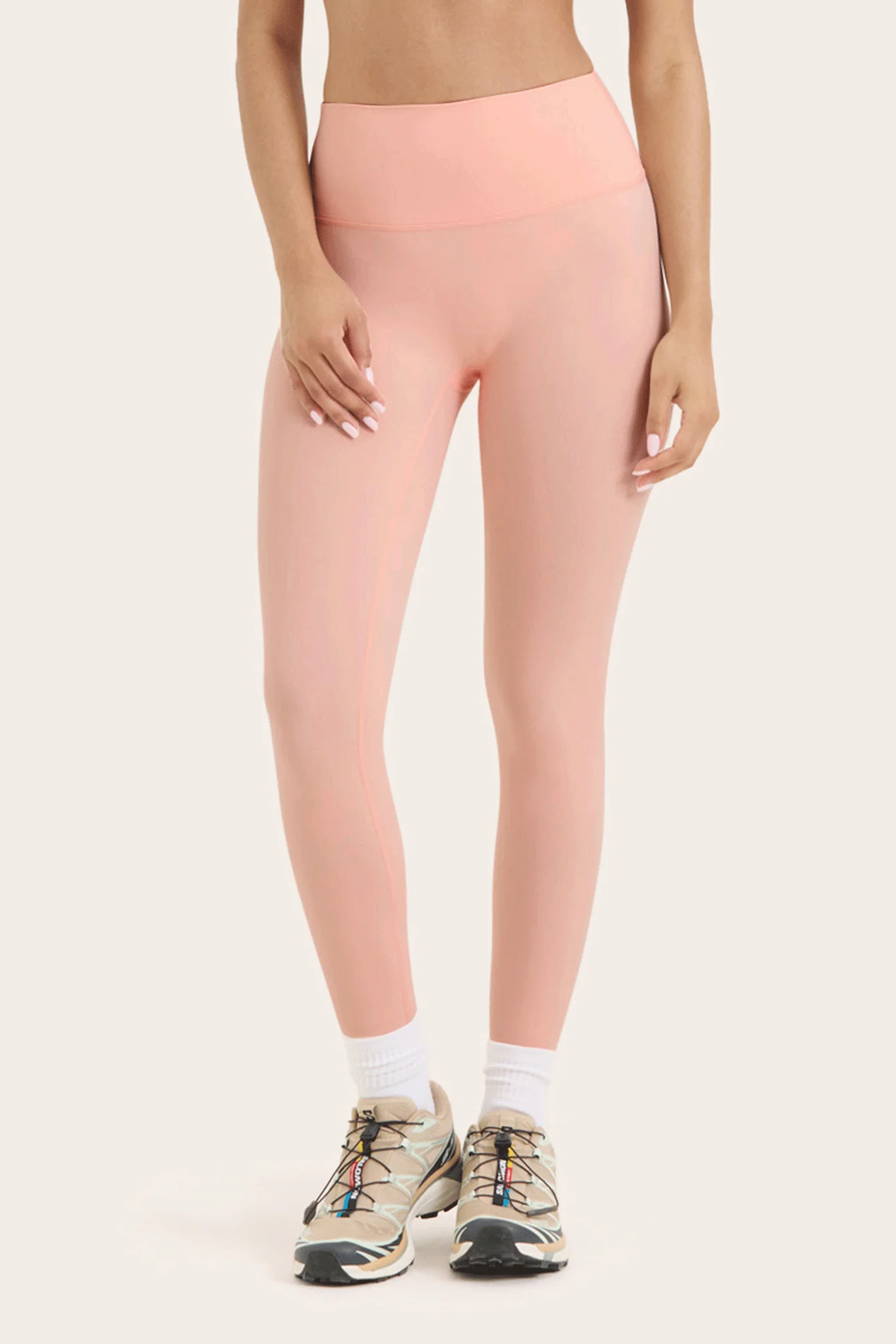 BREATHE HIGH-RISE LEGGINGS - PEACH