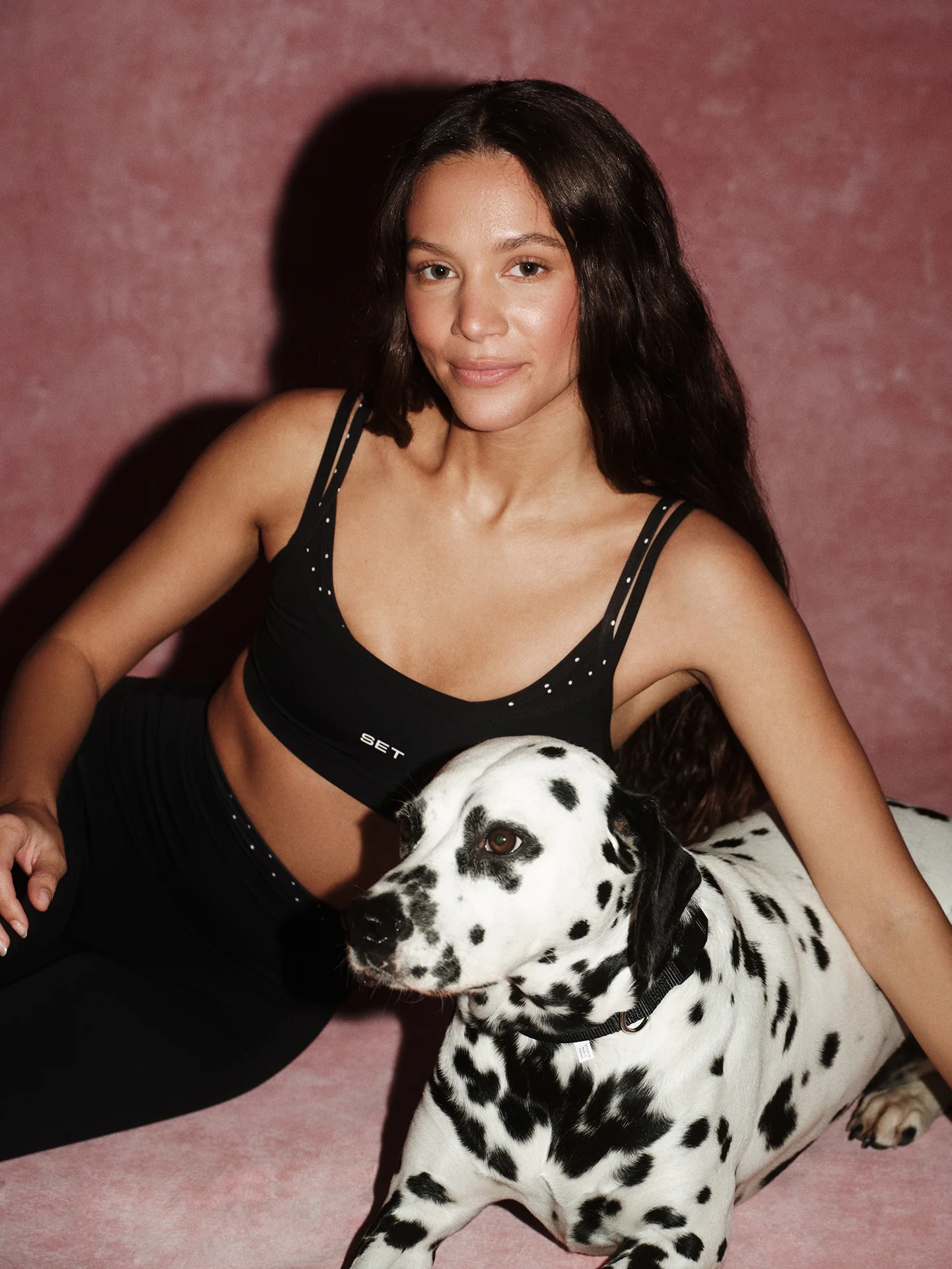 BREATHE LAYERED MOVE BRA - DALMATIAN - Image 2
