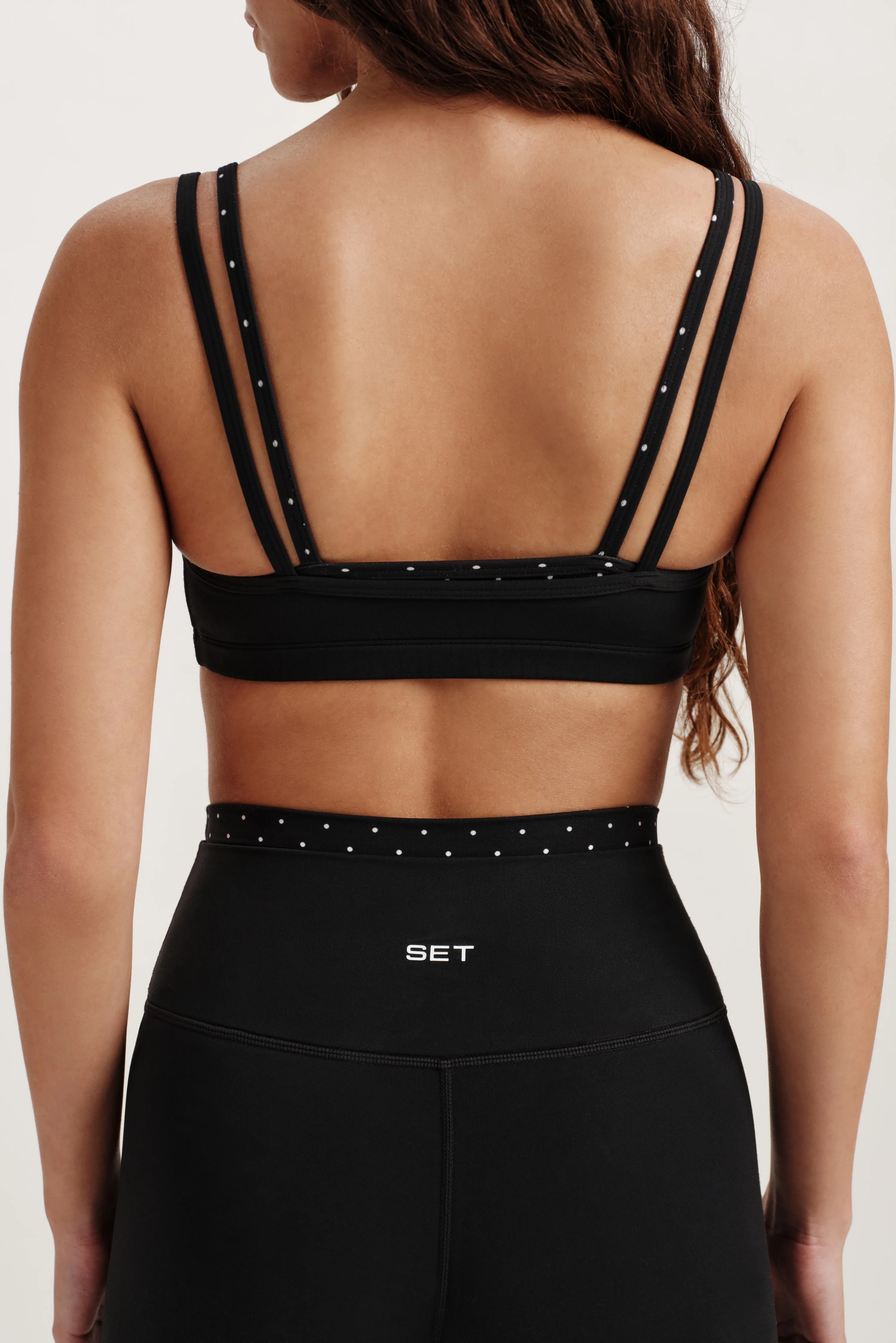 BREATHE LAYERED MOVE BRA - DALMATIAN - Image 6