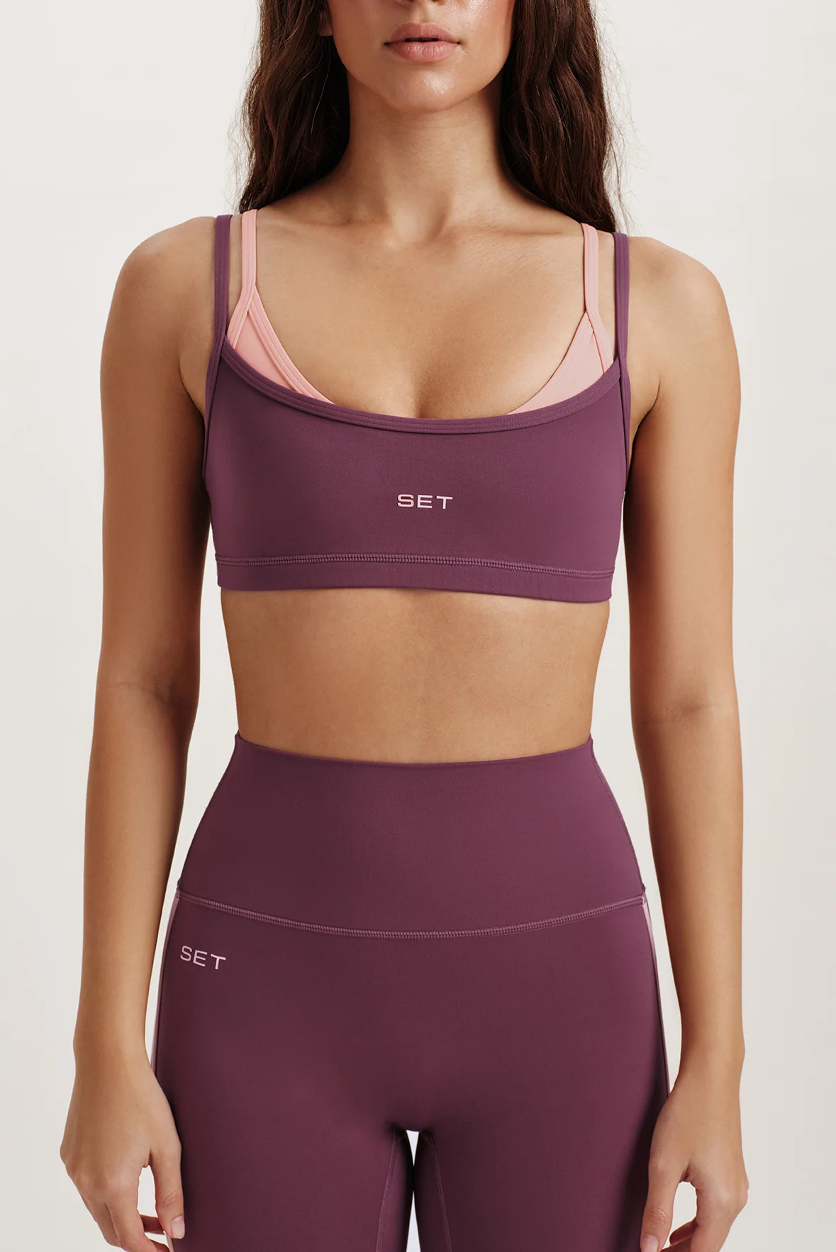 BREATHE LAYERED MOVE BRA - ROSEBUD - Image 5