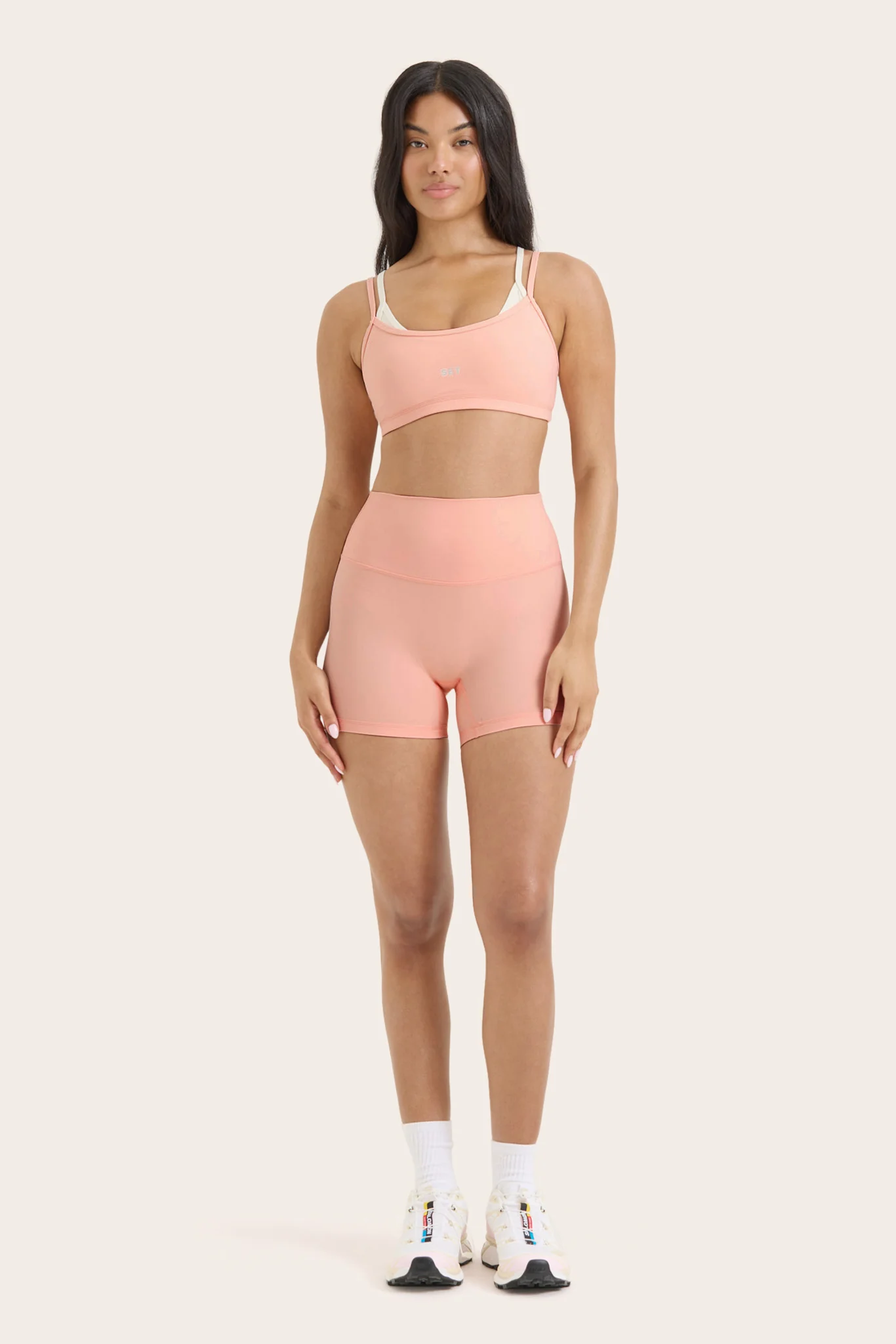 BREATHE SHORTS - PEACH - Image 2