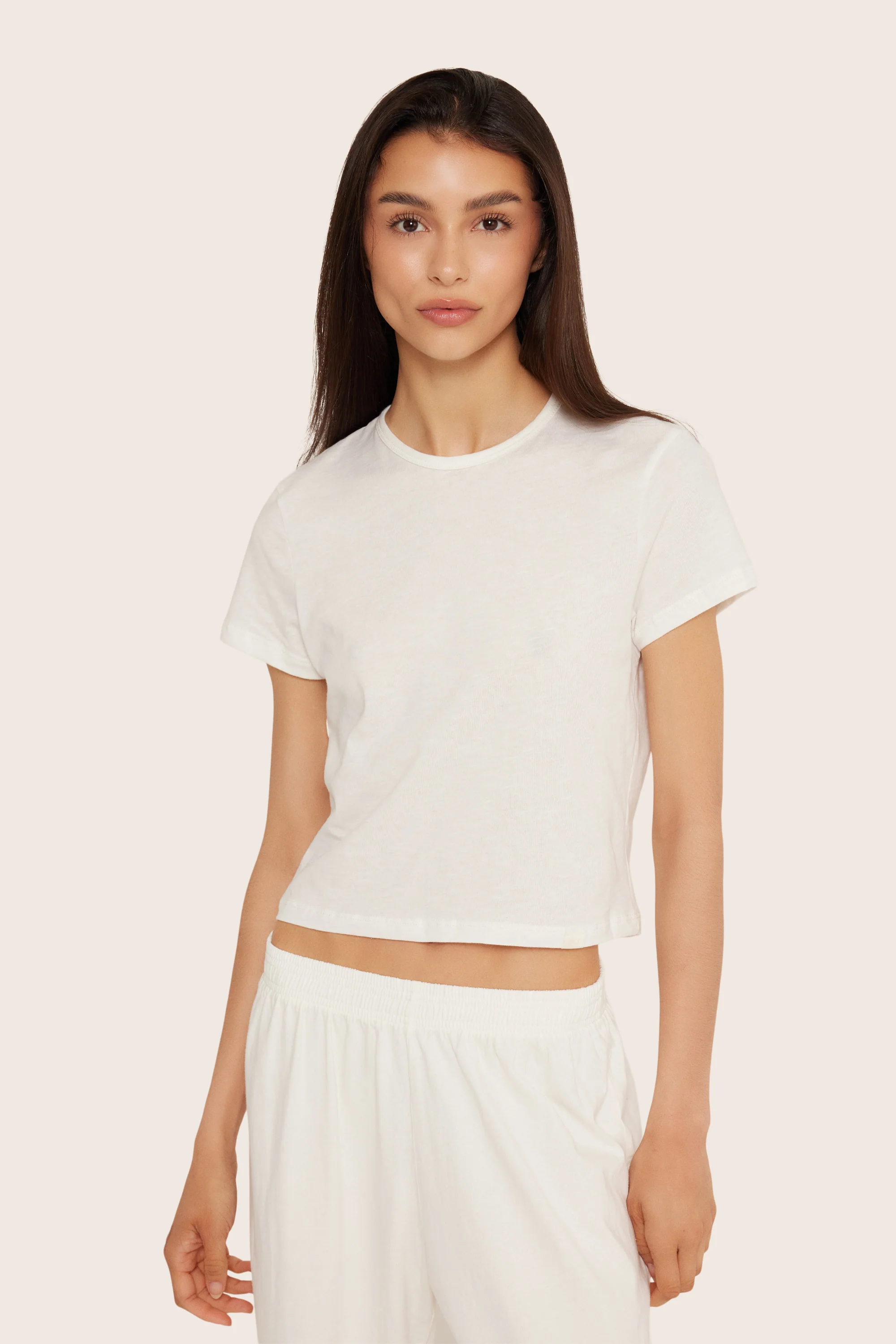 CLASSIC COTTON DAILY TEE - BLANC - Image 4