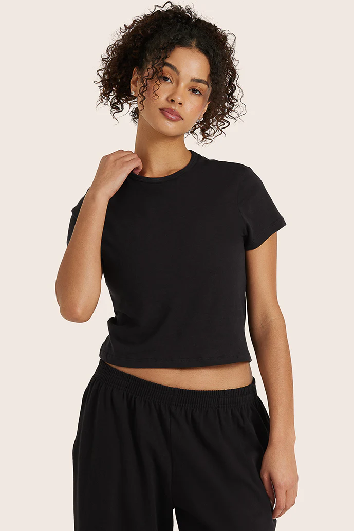 CLASSIC COTTON DAILY TEE - ONYX - Image 3