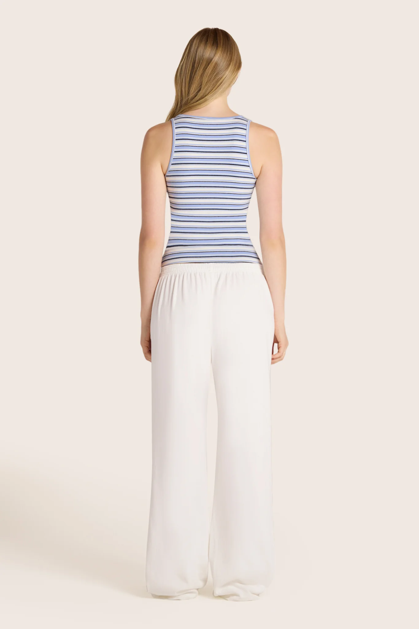 HEAVY COTTON EASY BOXER PANTS - SEASHELL - Image 8