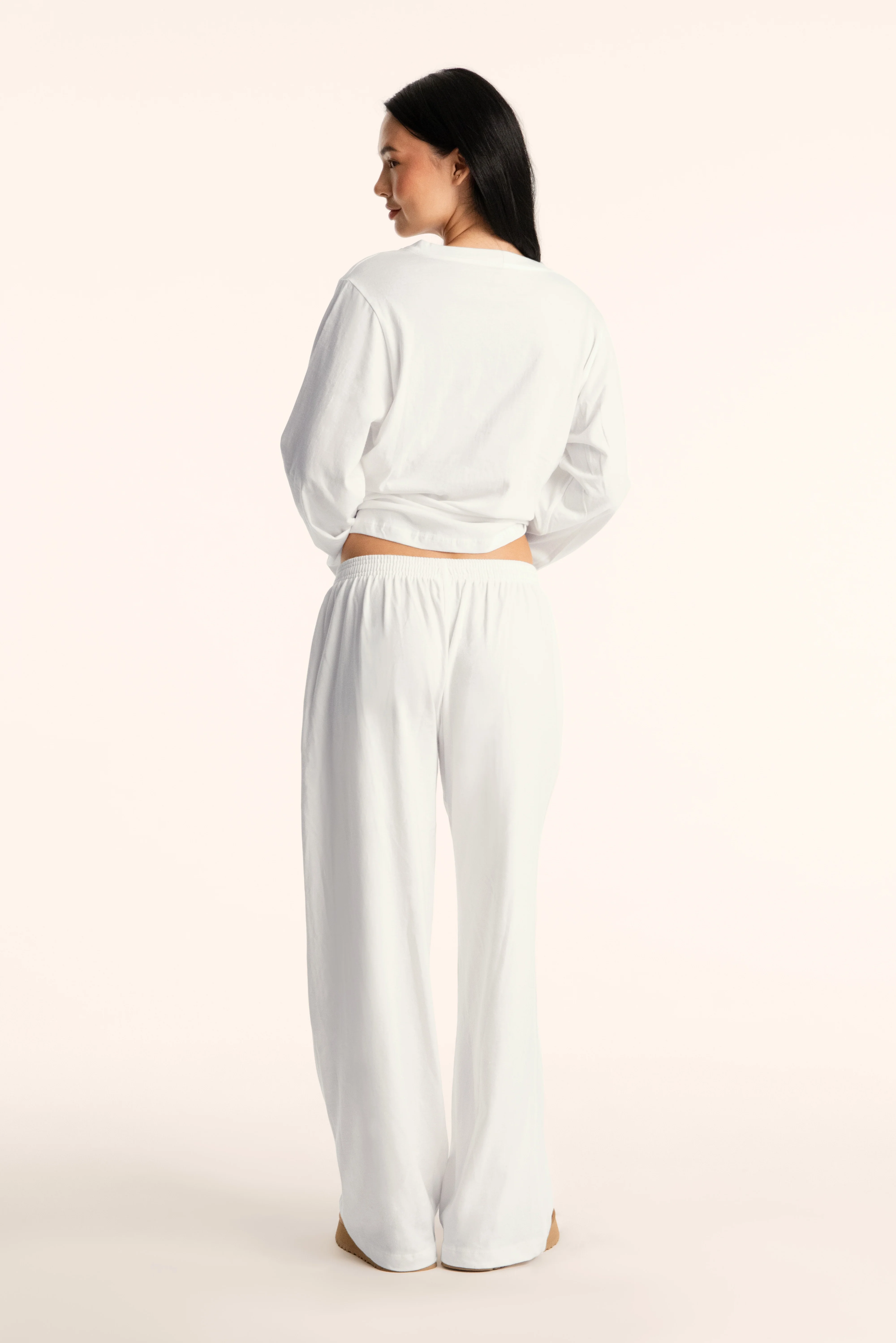 HEAVY COTTON EASY PARKE PANTS - SEASHELL - Image 4
