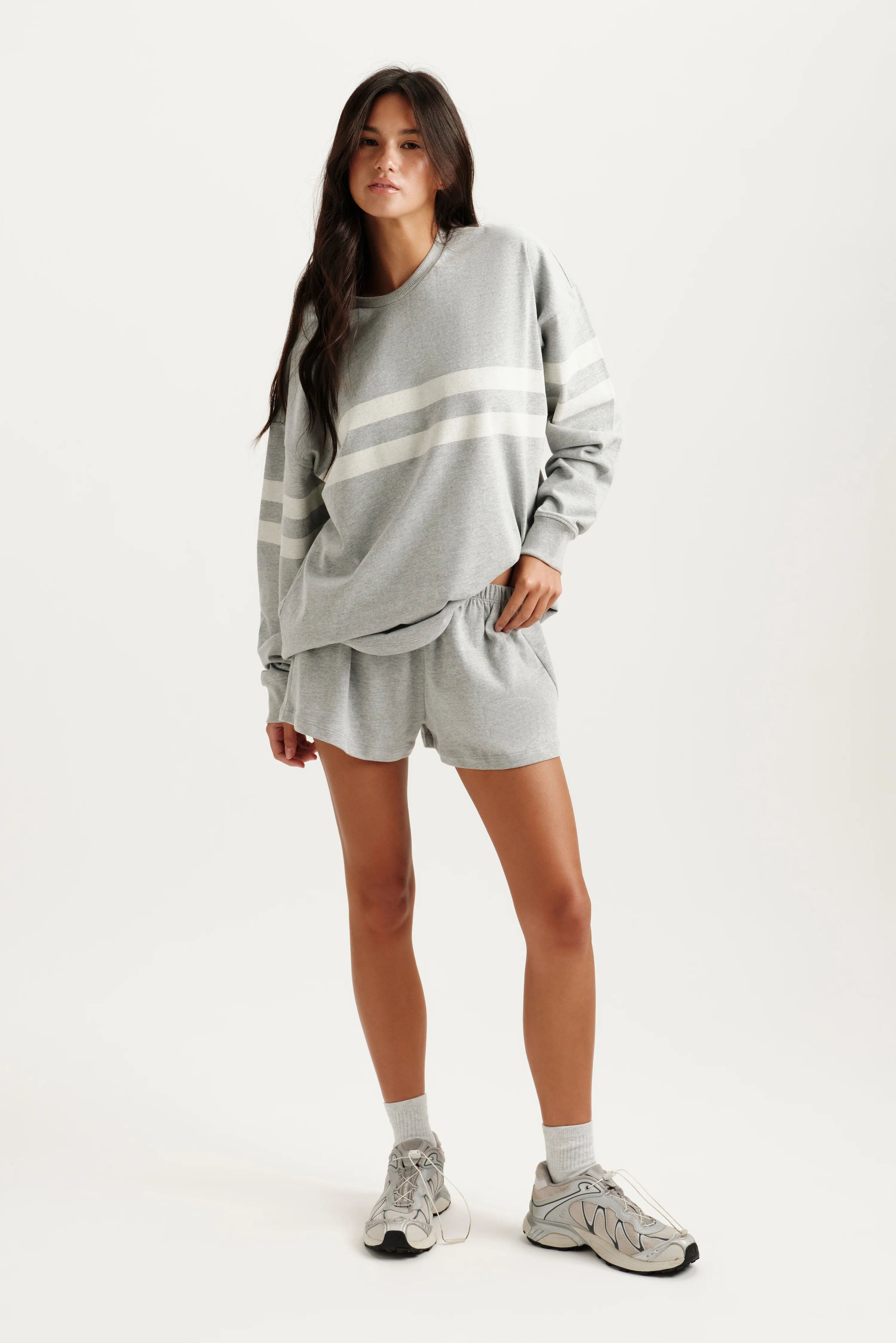 HEAVY COTTON EASY STRIPE LONG SLEEVE - WORN - Image 4