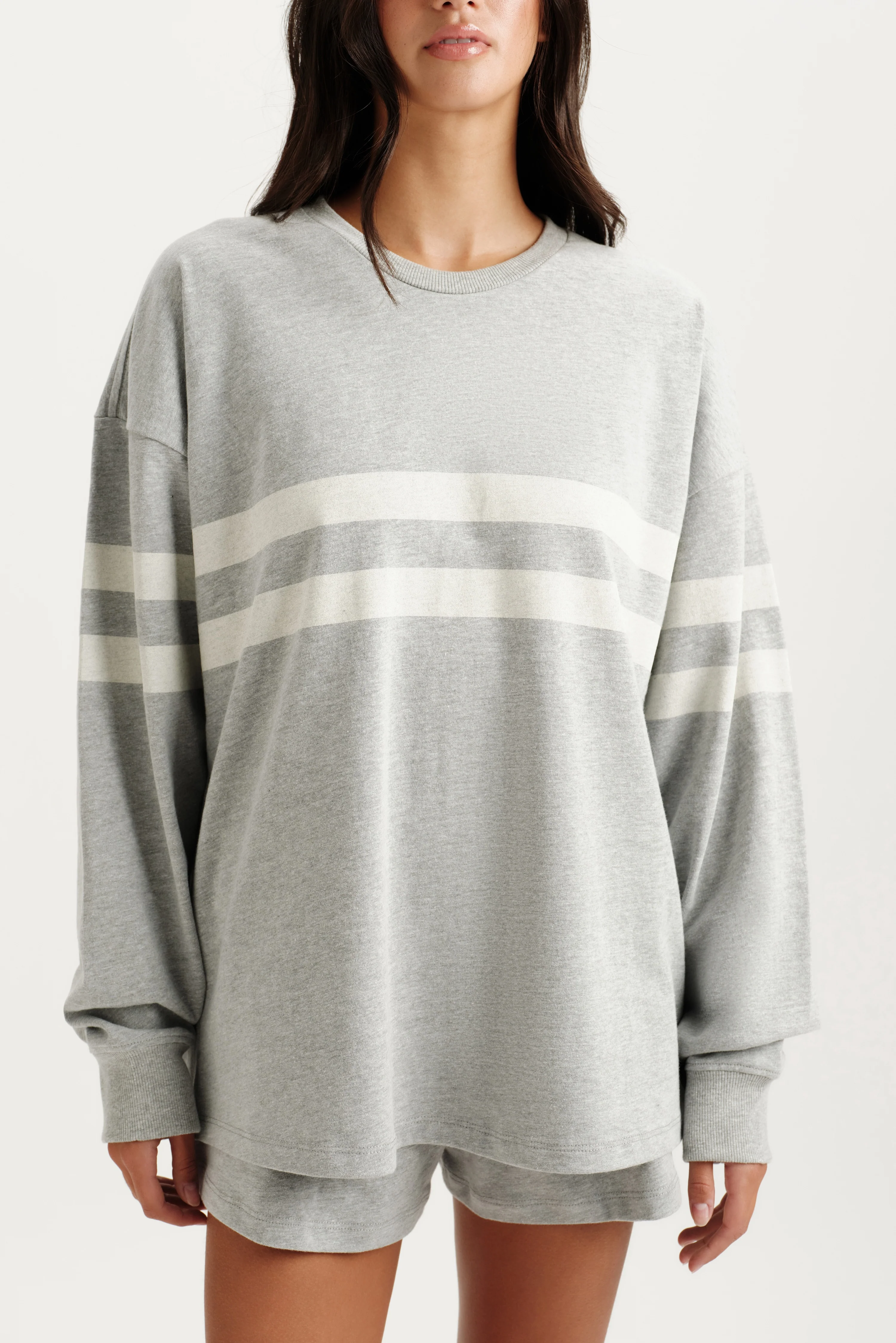 HEAVY COTTON EASY STRIPE LONG SLEEVE - WORN - Image 5
