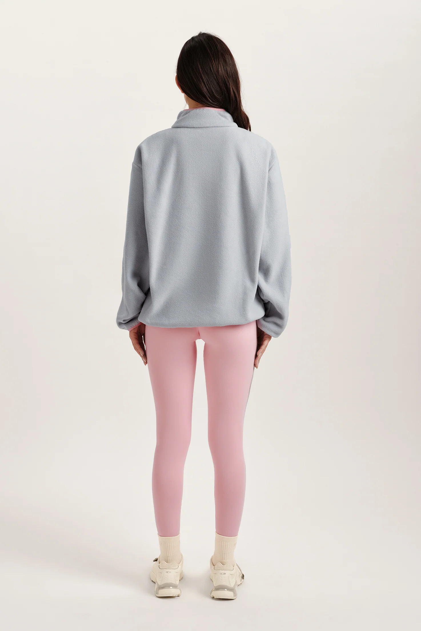 MICROFLEECE HALF ZIP - BLUSH - Image 4