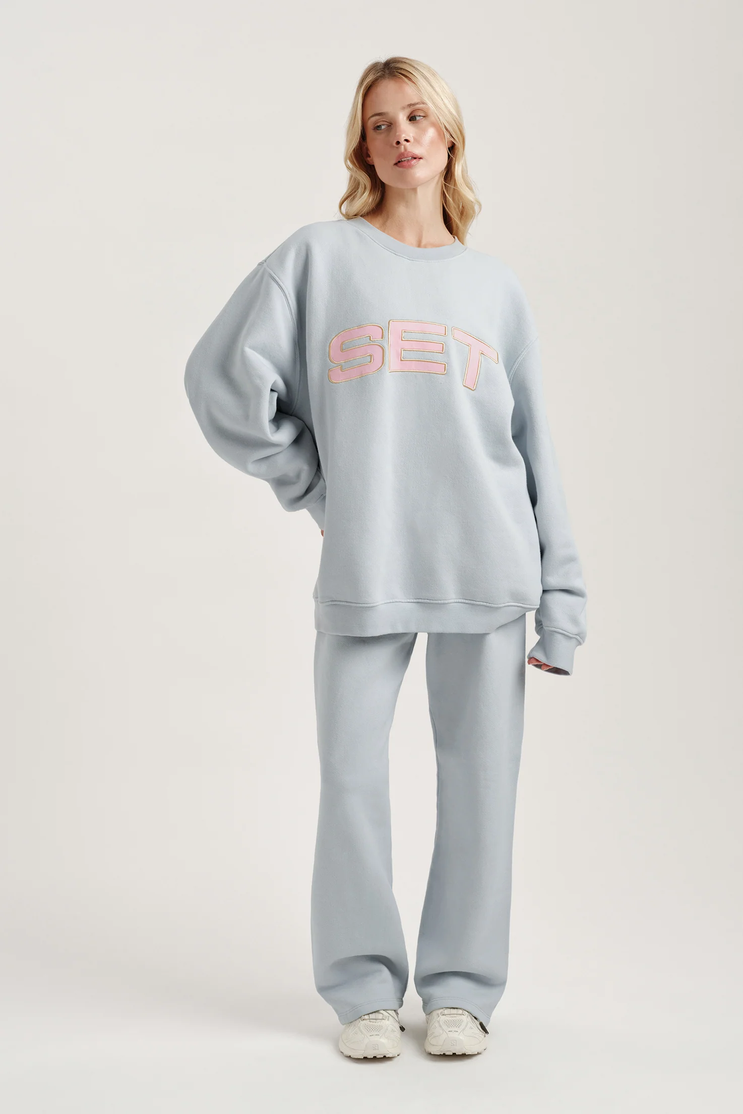 MIDWEIGHT SWEATS STAPLE SET CREWNECK - BLUSH - Image 3