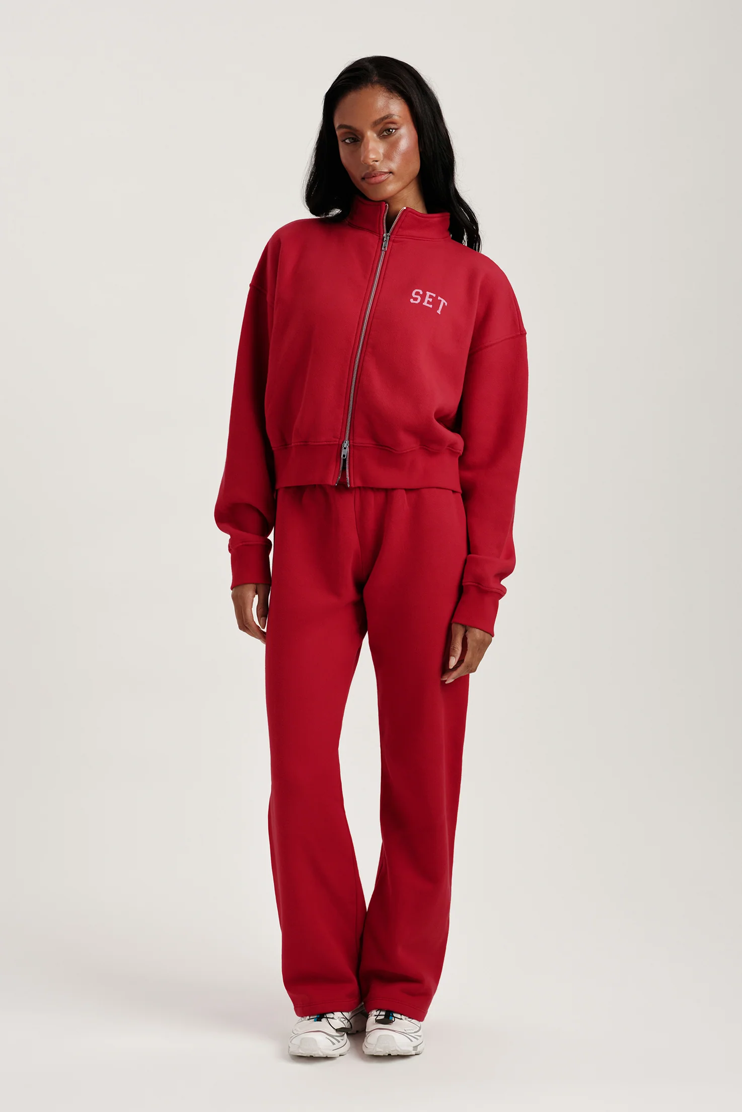 MIDWEIGHT SWEATS STAPLE SET FUNNEL ZIP - SONNET - Image 3