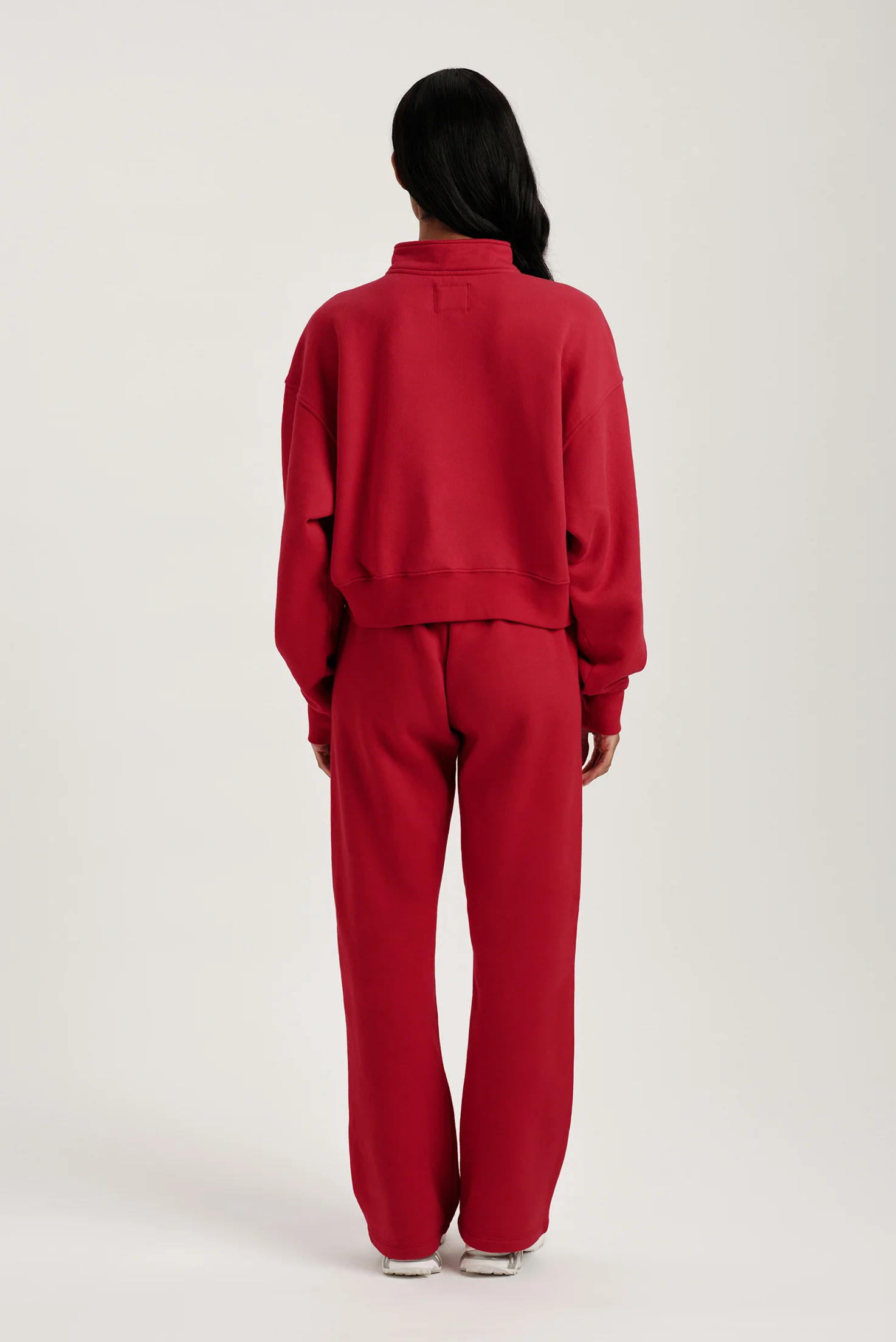 MIDWEIGHT SWEATS STAPLE SET FUNNEL ZIP - SONNET - Image 4