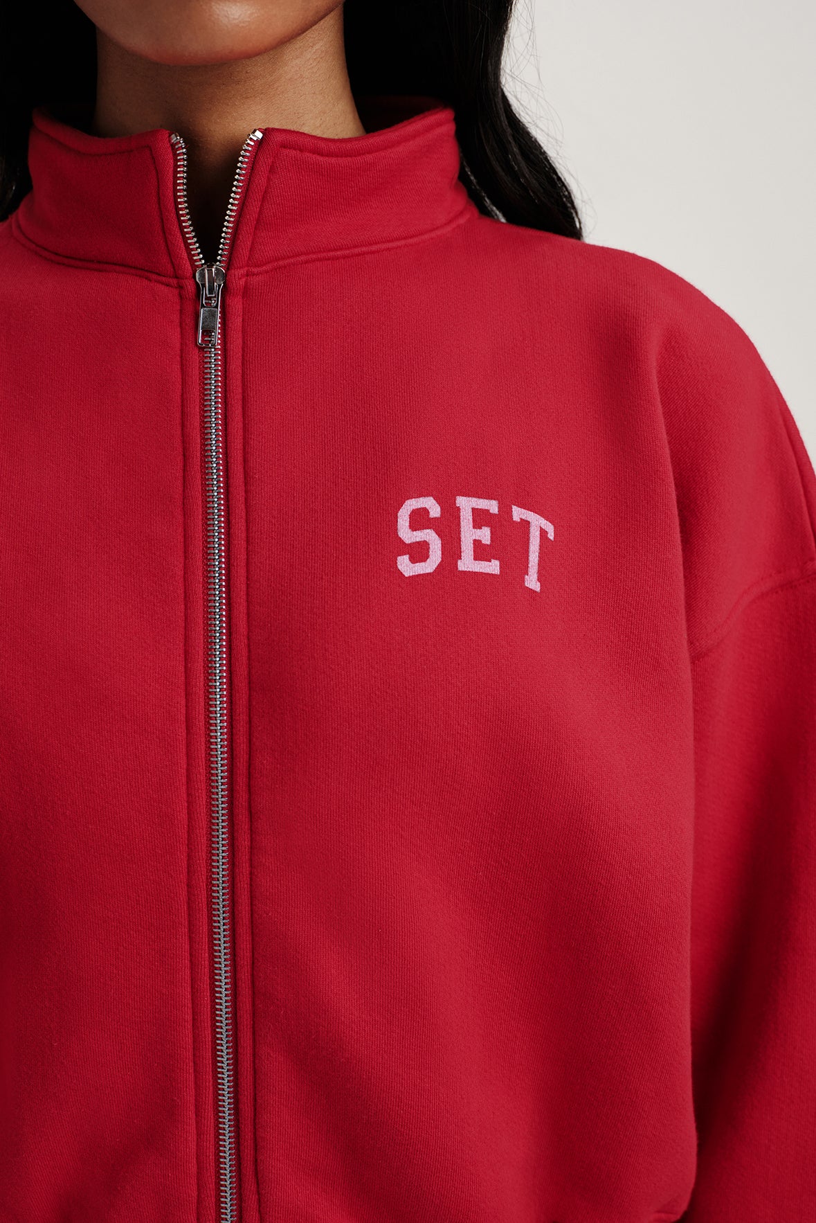 MIDWEIGHT SWEATS STAPLE SET FUNNEL ZIP - SONNET - Image 5