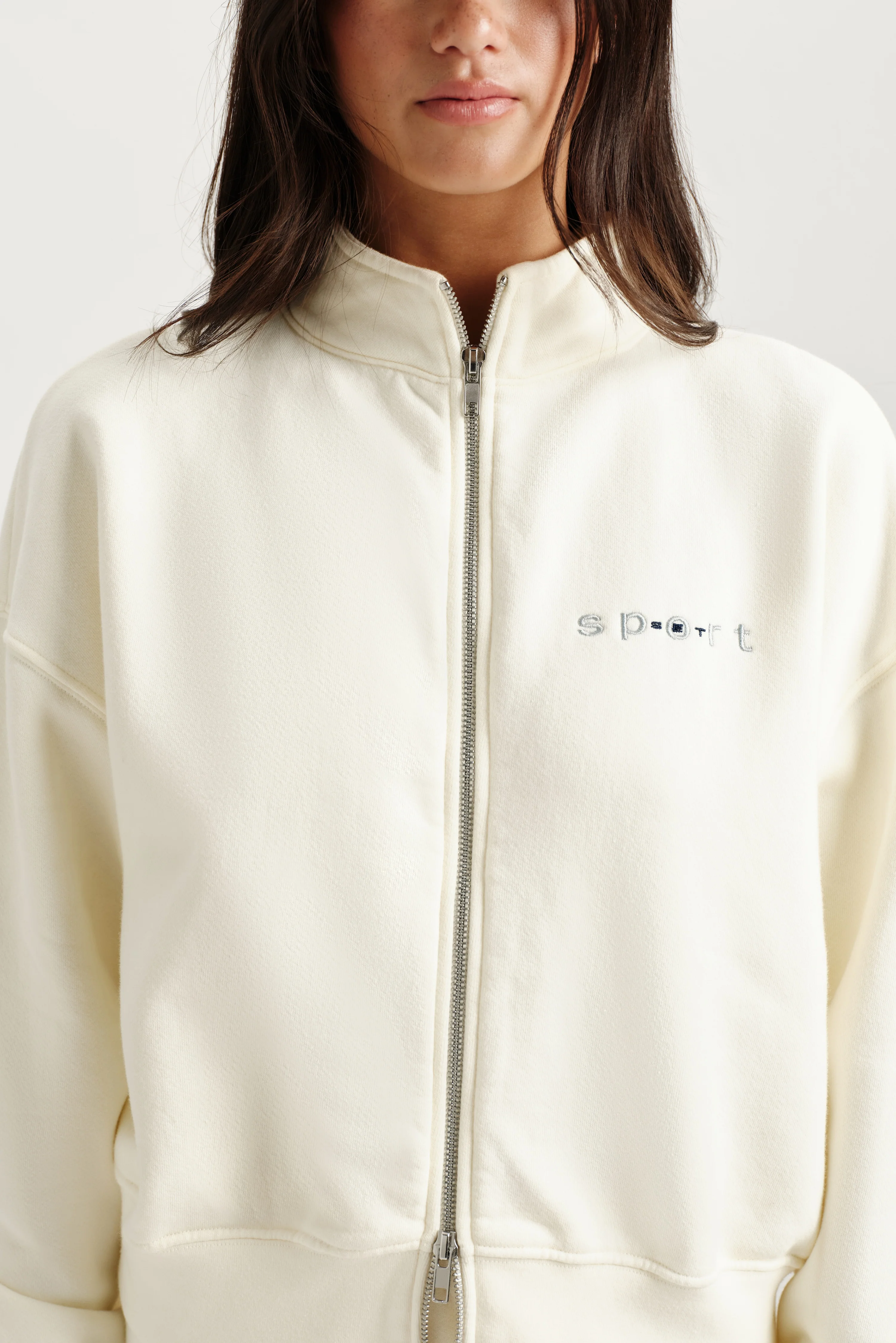 MIDWEIGHT SWEATS STAPLE SET FUNNEL ZIP - HAVEN - Image 5