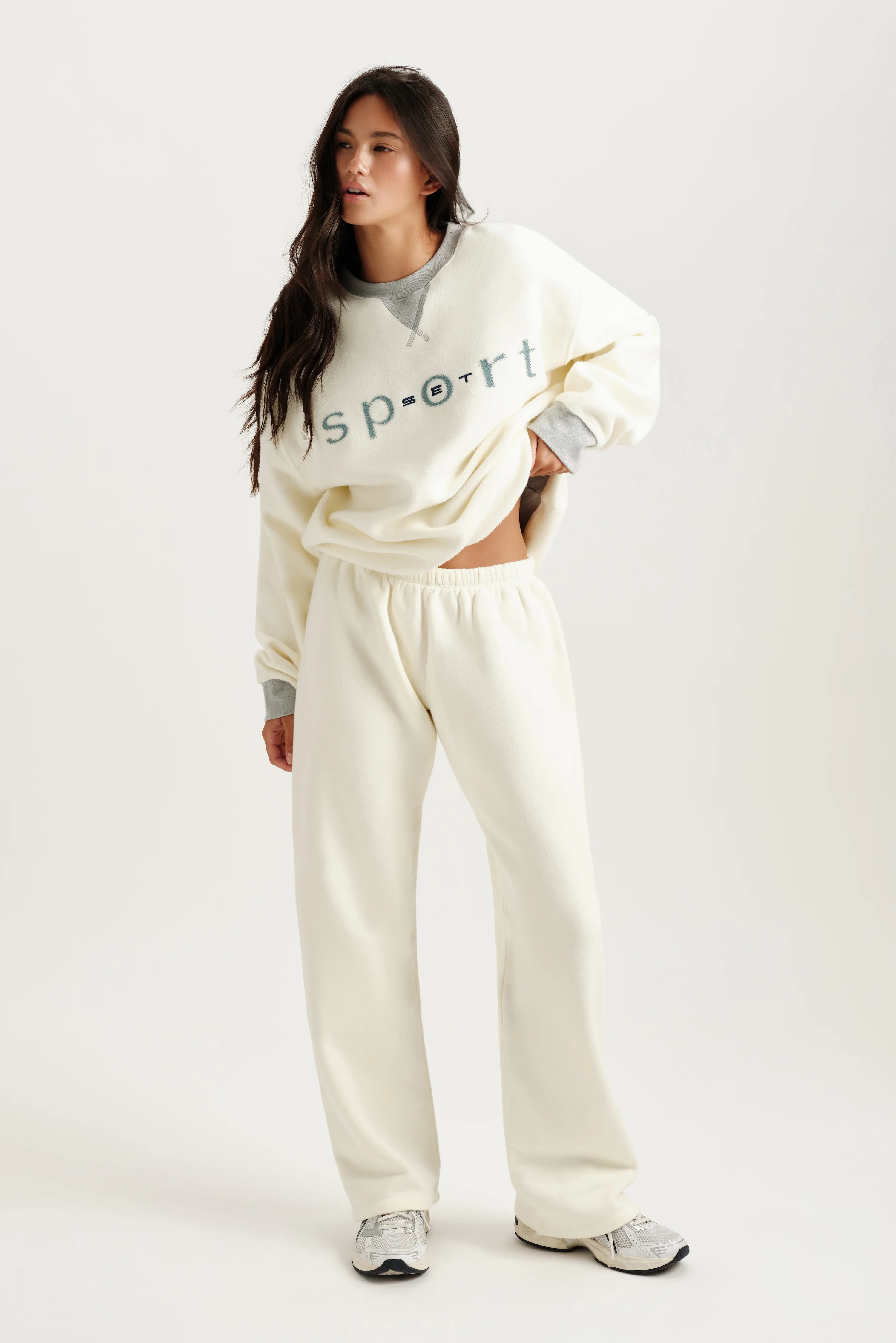 MIDWEIGHT SWEATS STAPLE STRAIGHT LEG SWEATPANTS - HAVEN - Image 2