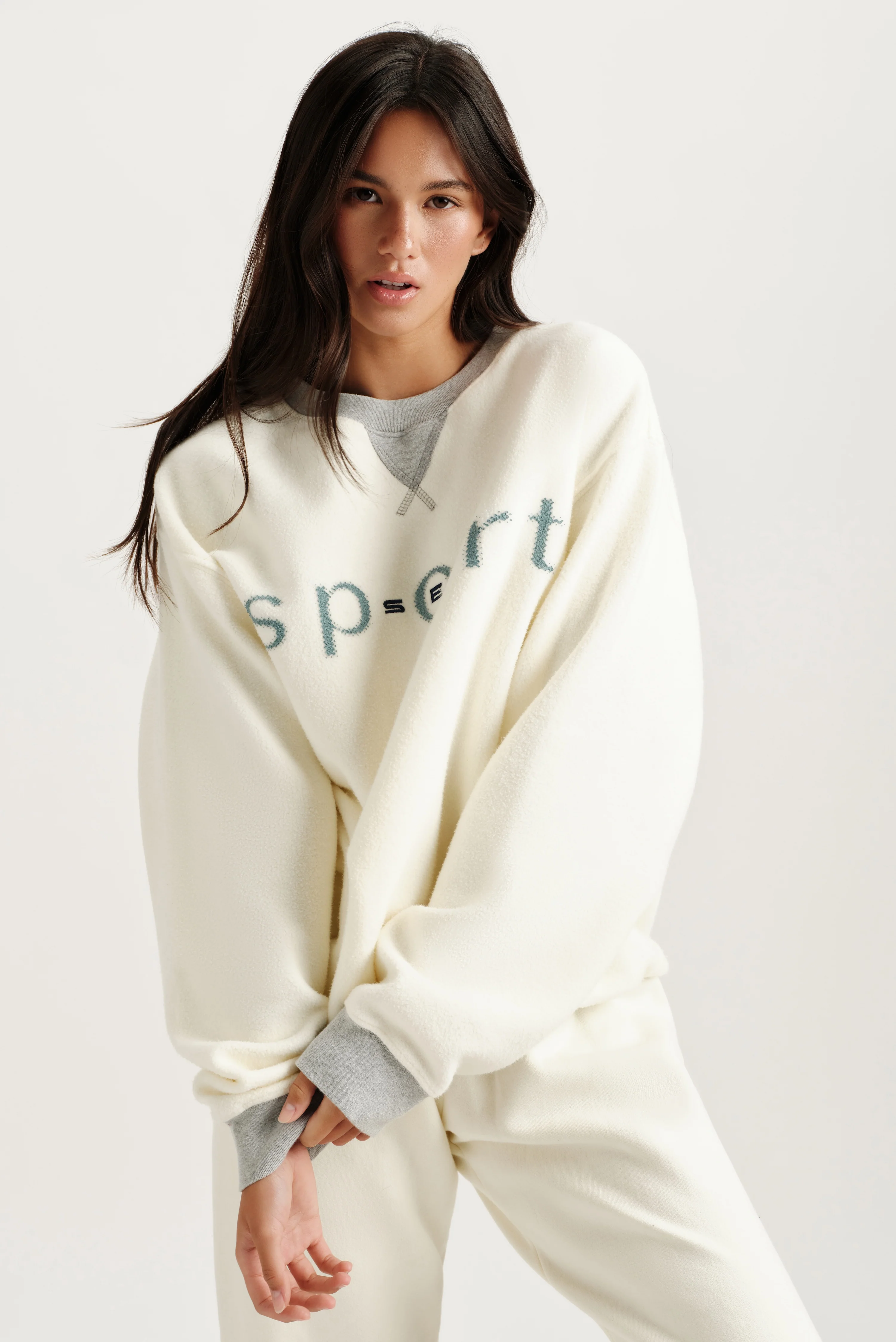 MIDWEIGHT SWEATS STAPLE VINTAGE CREWNECK - WORN - Image 2