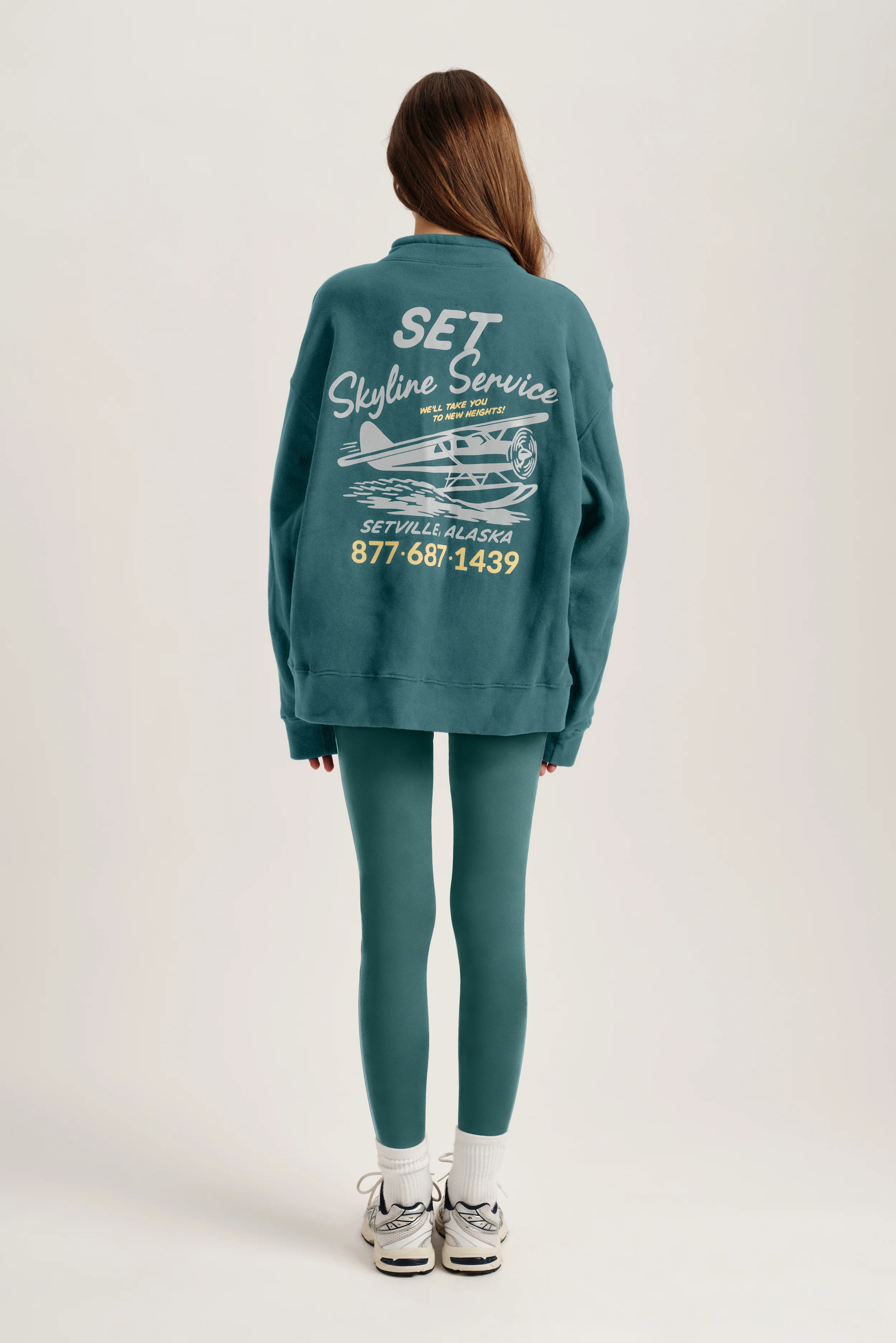MIDWEIGHT SWEATS STAPLE VINTAGE QUARTER ZIP - SYNC - Image 3