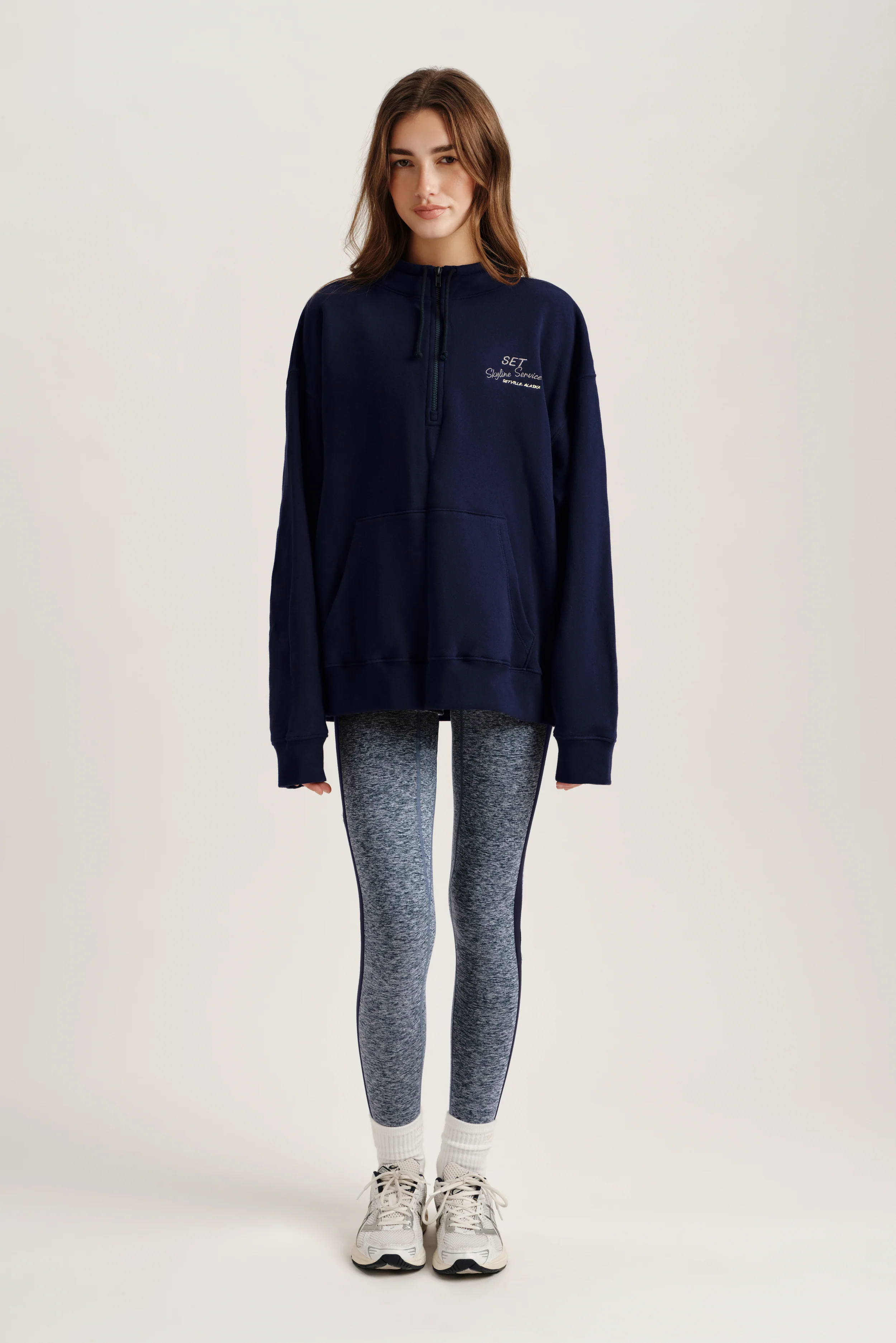 MIDWEIGHT SWEATS STAPLE VINTAGE QUARTER ZIP - TETHER - Image 3