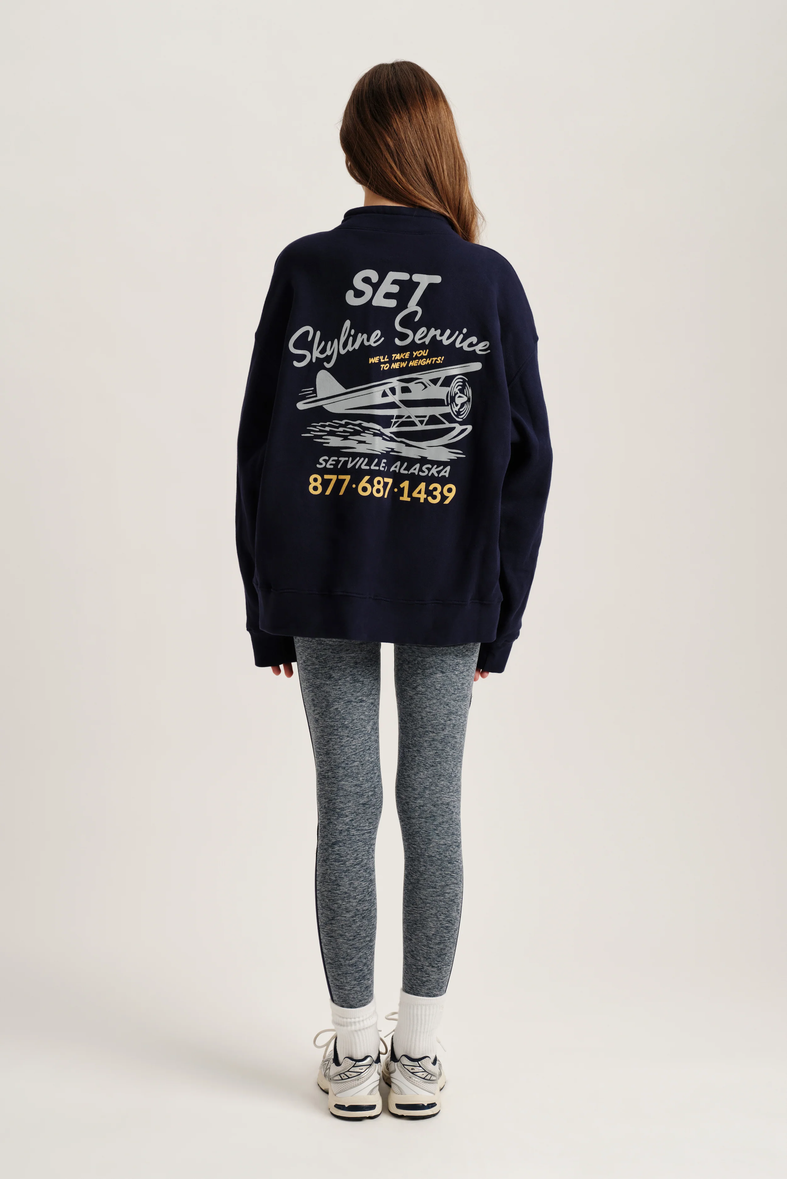 MIDWEIGHT SWEATS STAPLE VINTAGE QUARTER ZIP - TETHER - Image 4