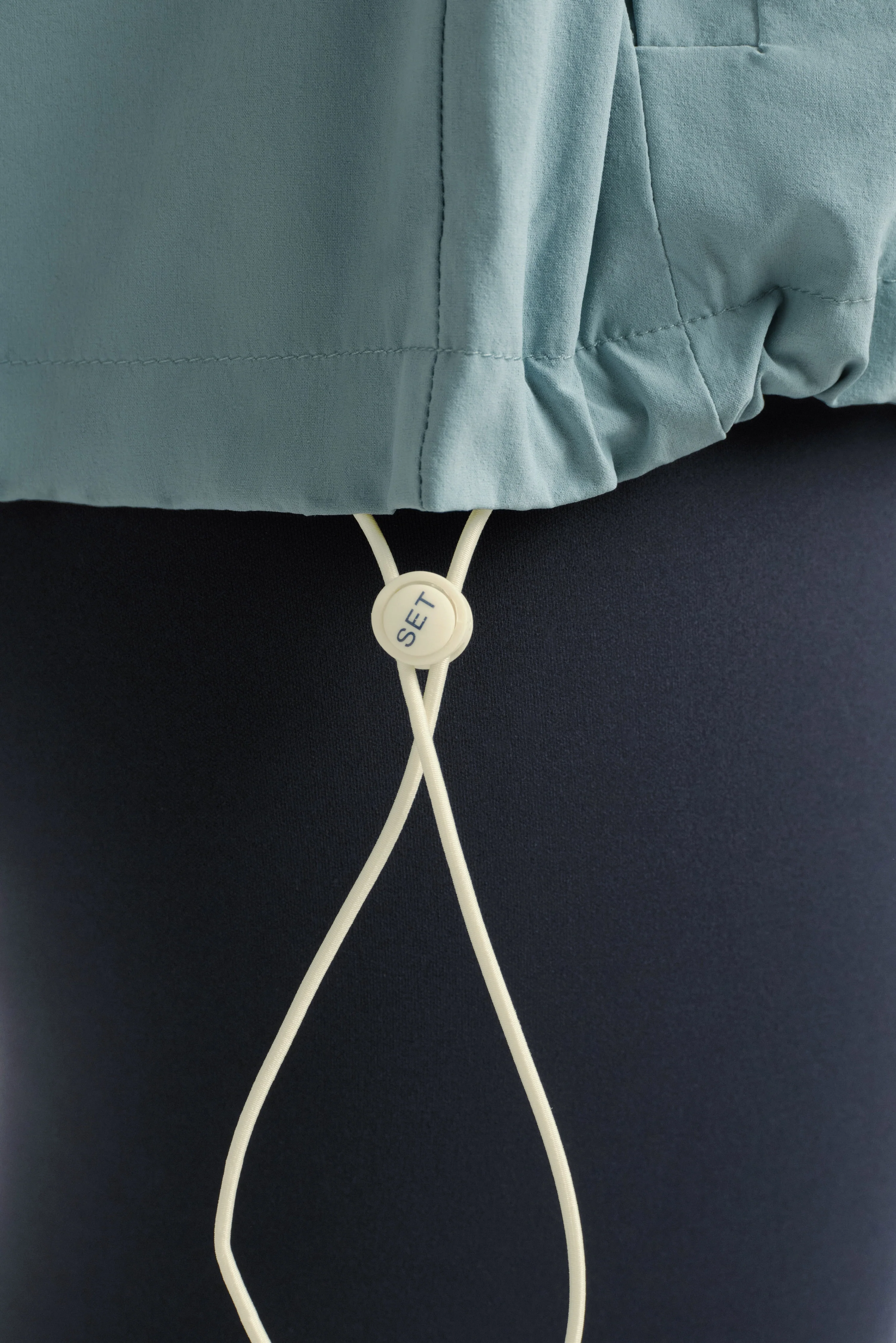 NYLON TRACK SEAM ZIP UP - WASHED - Image 6