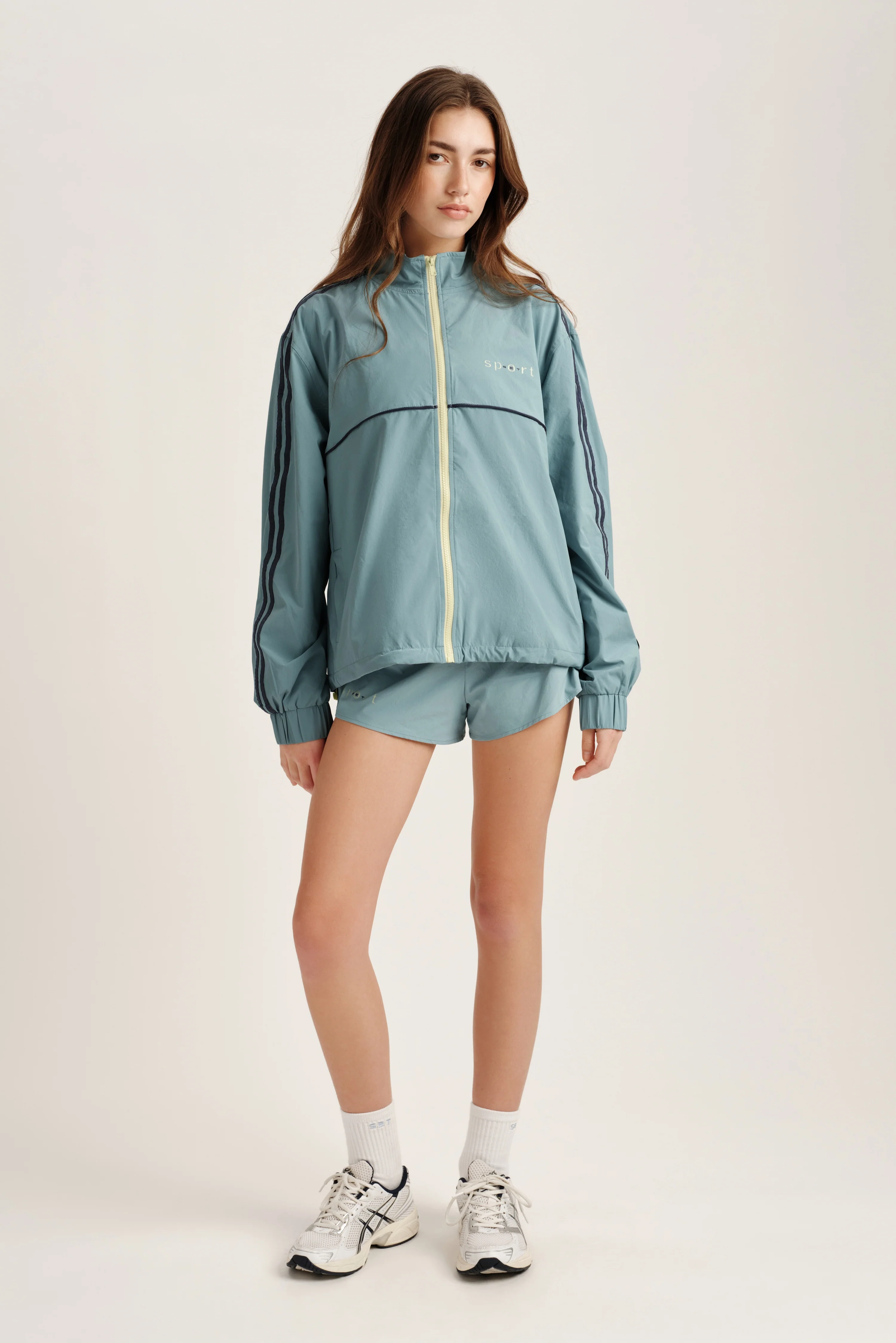 NYLON TRACK SHORTS - WASHED - Image 3