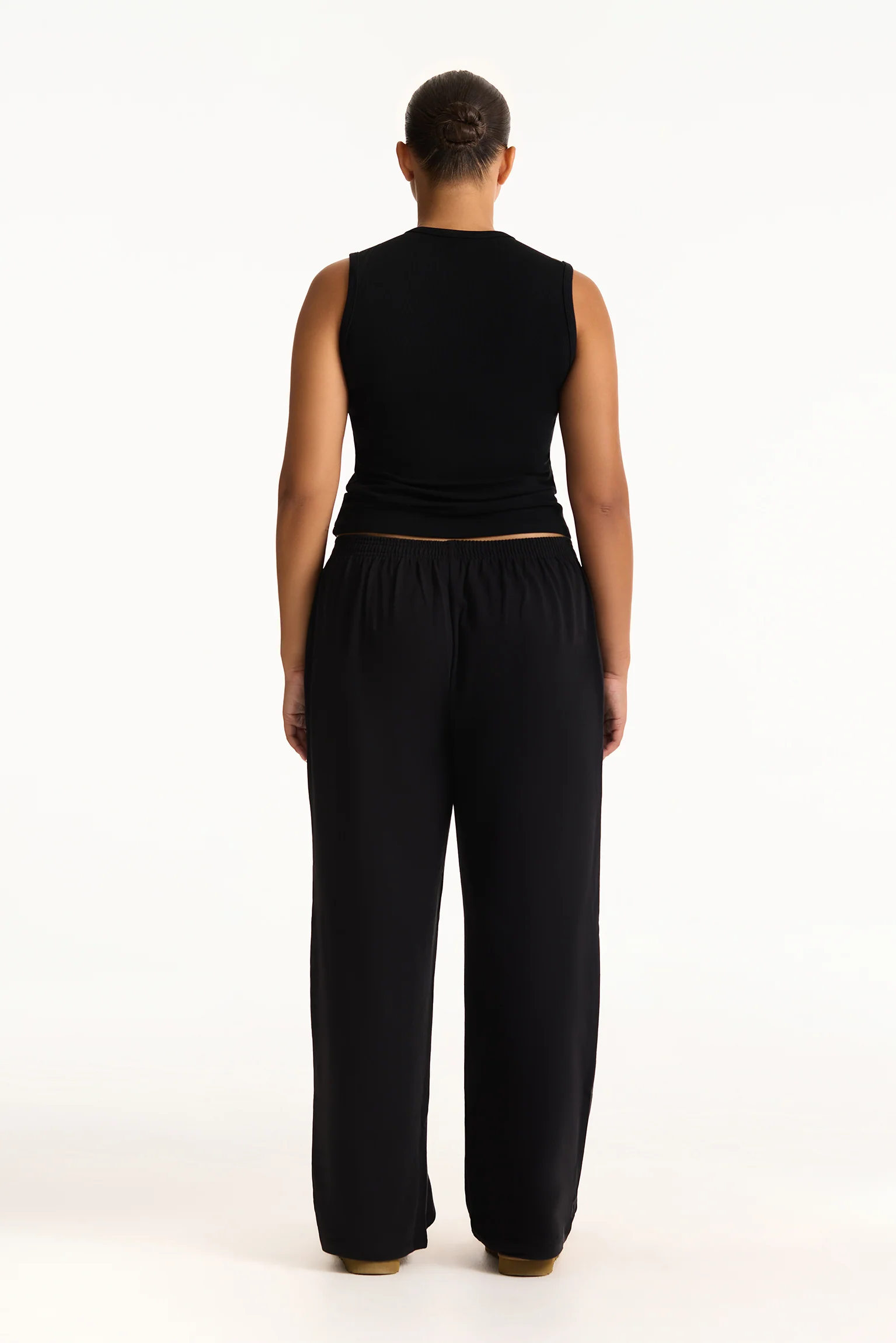 RIBBED MODAL BODY MUSCLE TANK - ONYX - Image 3