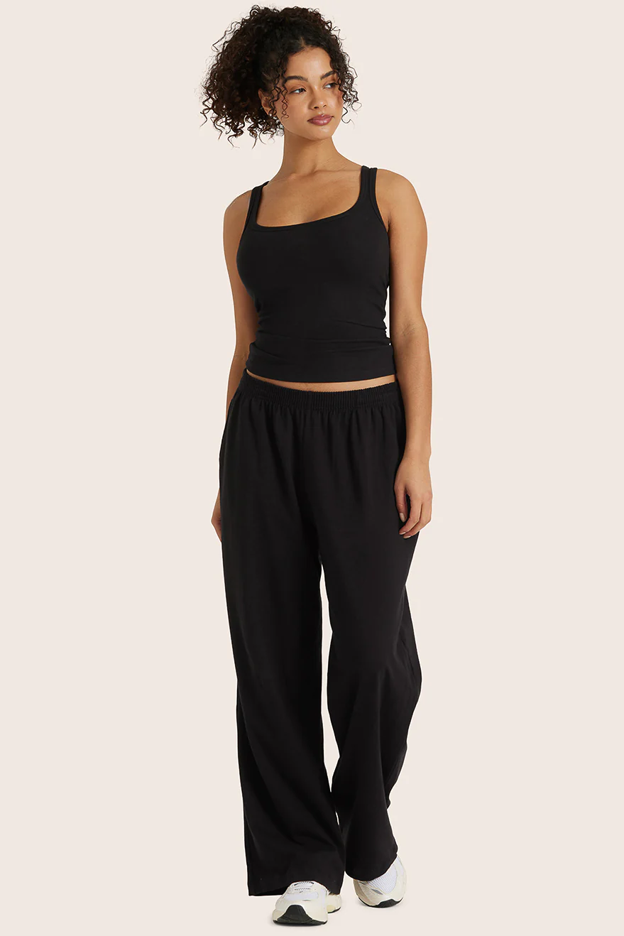 RIBBED MODAL BODY TANK - ONYX - Image 3