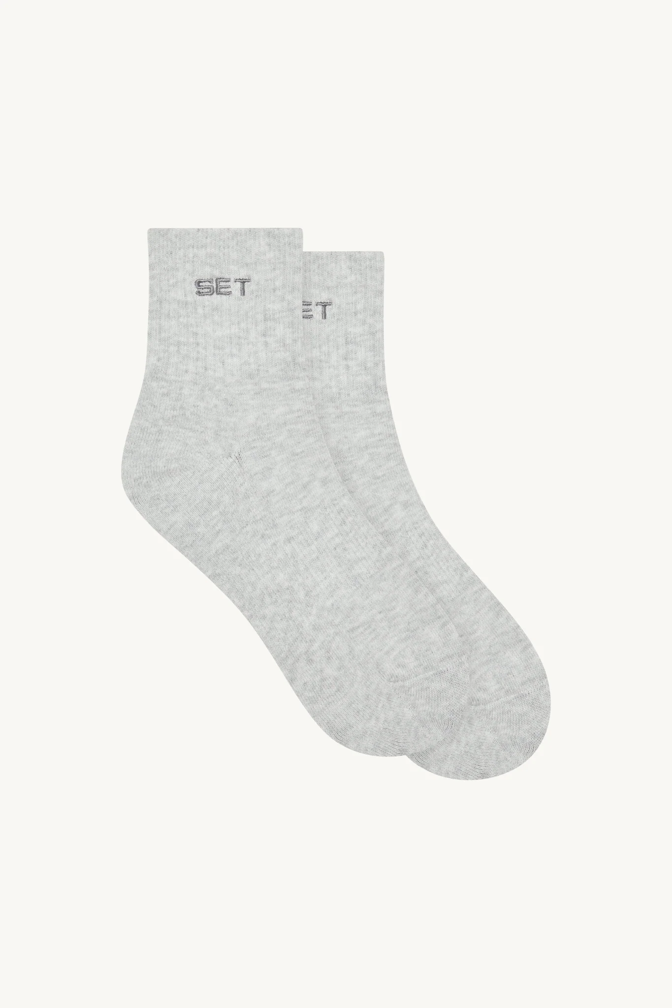 SET SHORTY SOCKS (3 PACK) - WHITE/HEATHER GREY/ONYX - Image 3