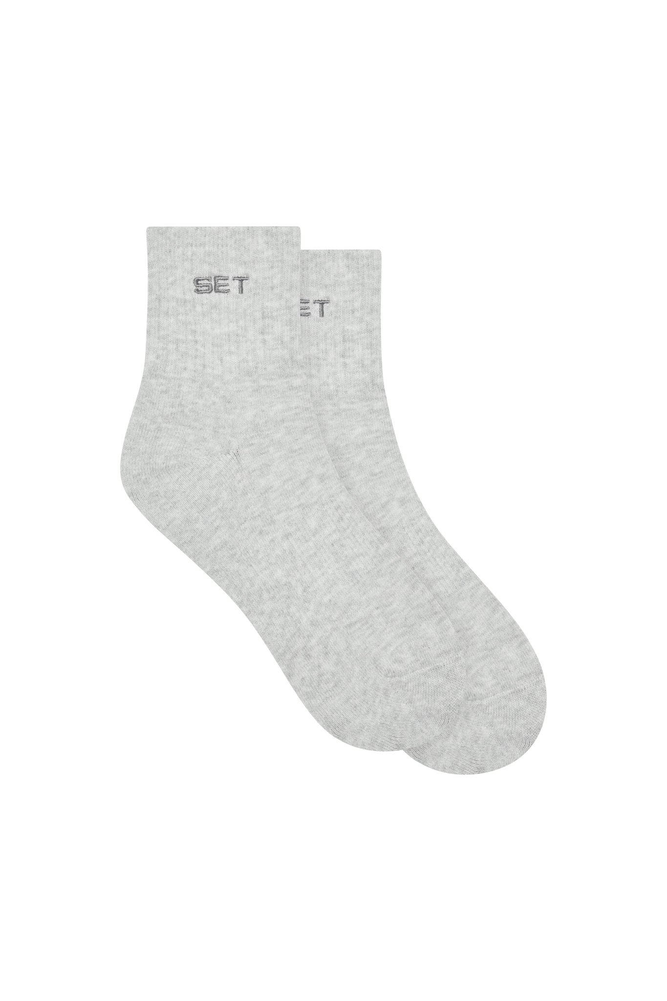 SET SHORTY SOCKS - HEATHER GREY