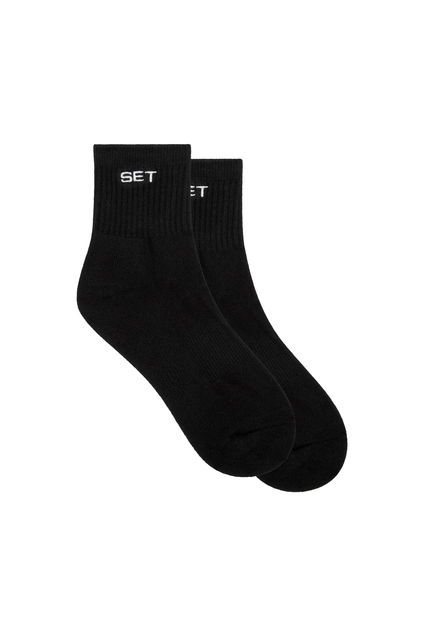 SET SHORTY SOCKS - ONYX/WHITE