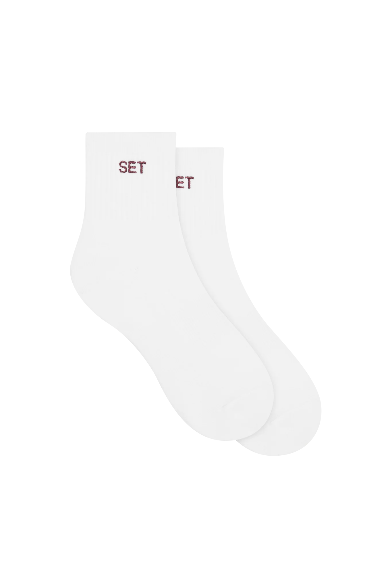 SET SHORTY SOCKS - WHITE/FEVER