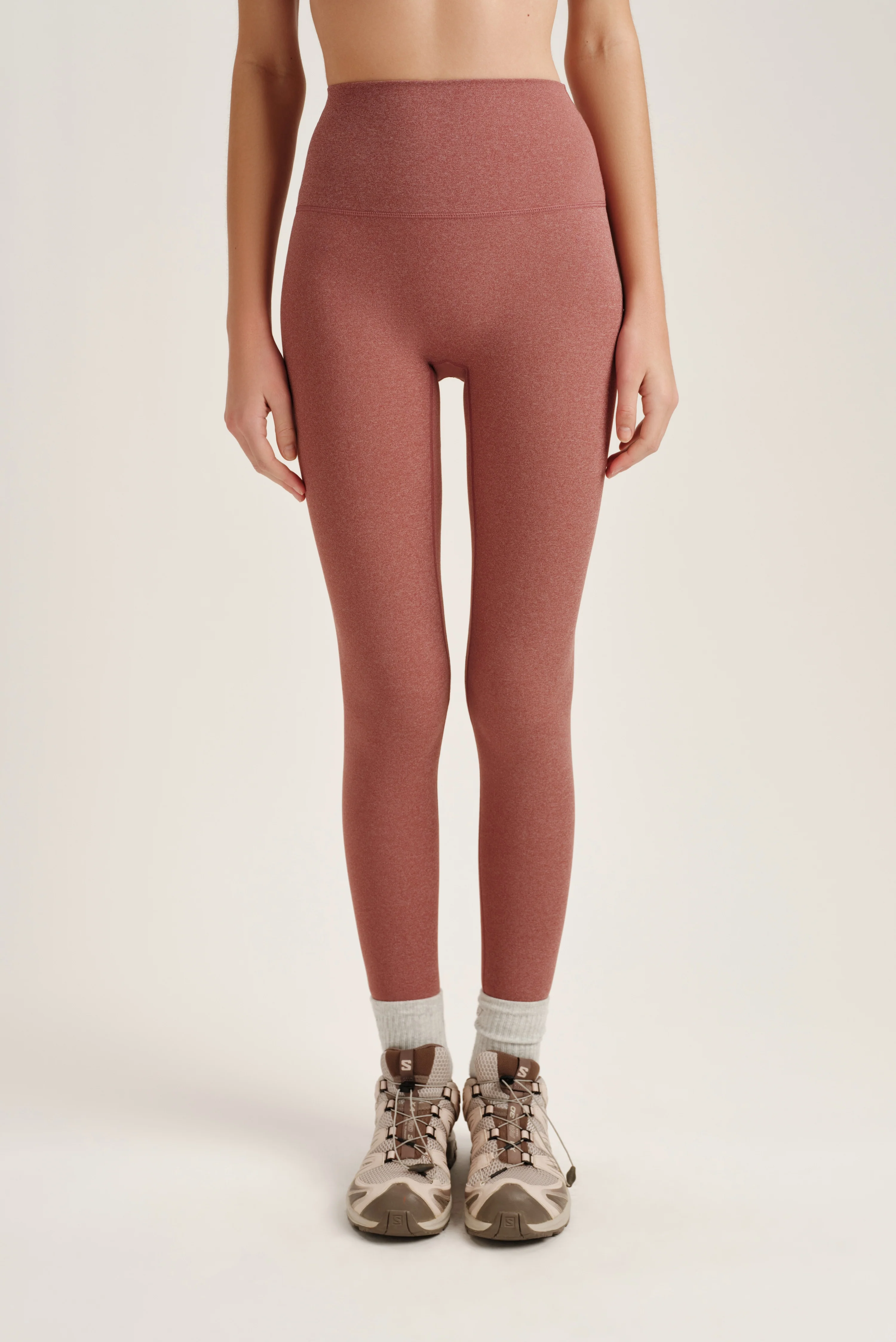 SPORTBODY® SPORTY HIGH-RISE LEGGINGS - SEPIA - Image 2