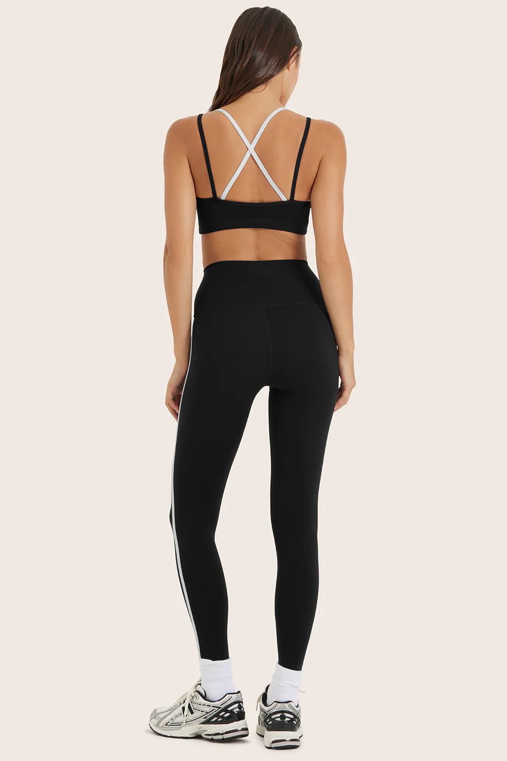 SPORTBODY® SPORTY HIGH-RISE STRIPE LEGGINGS - ORCA - Image 3