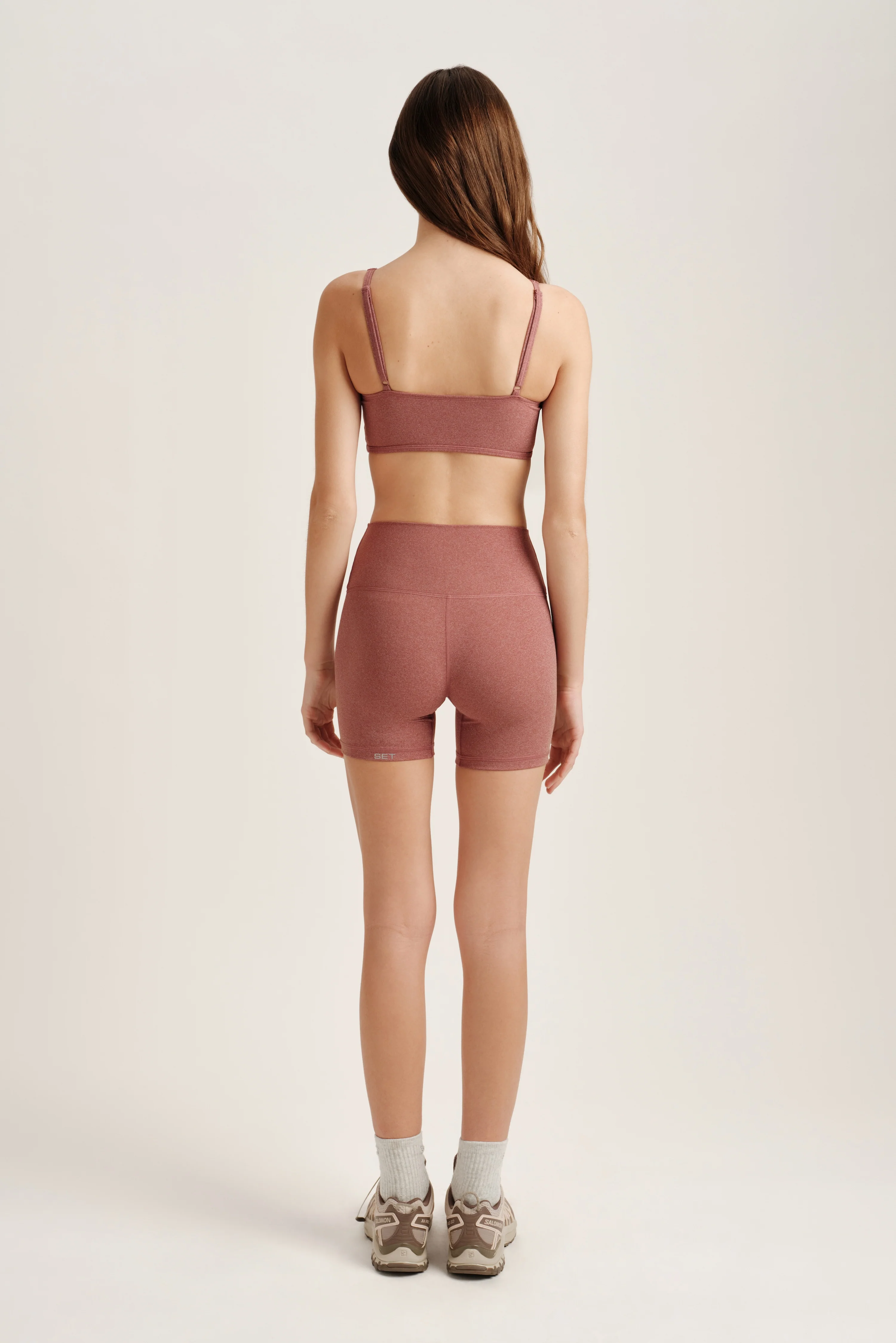 SPORTBODY® SPORTY STITCH BRA - SEPIA - Image 4