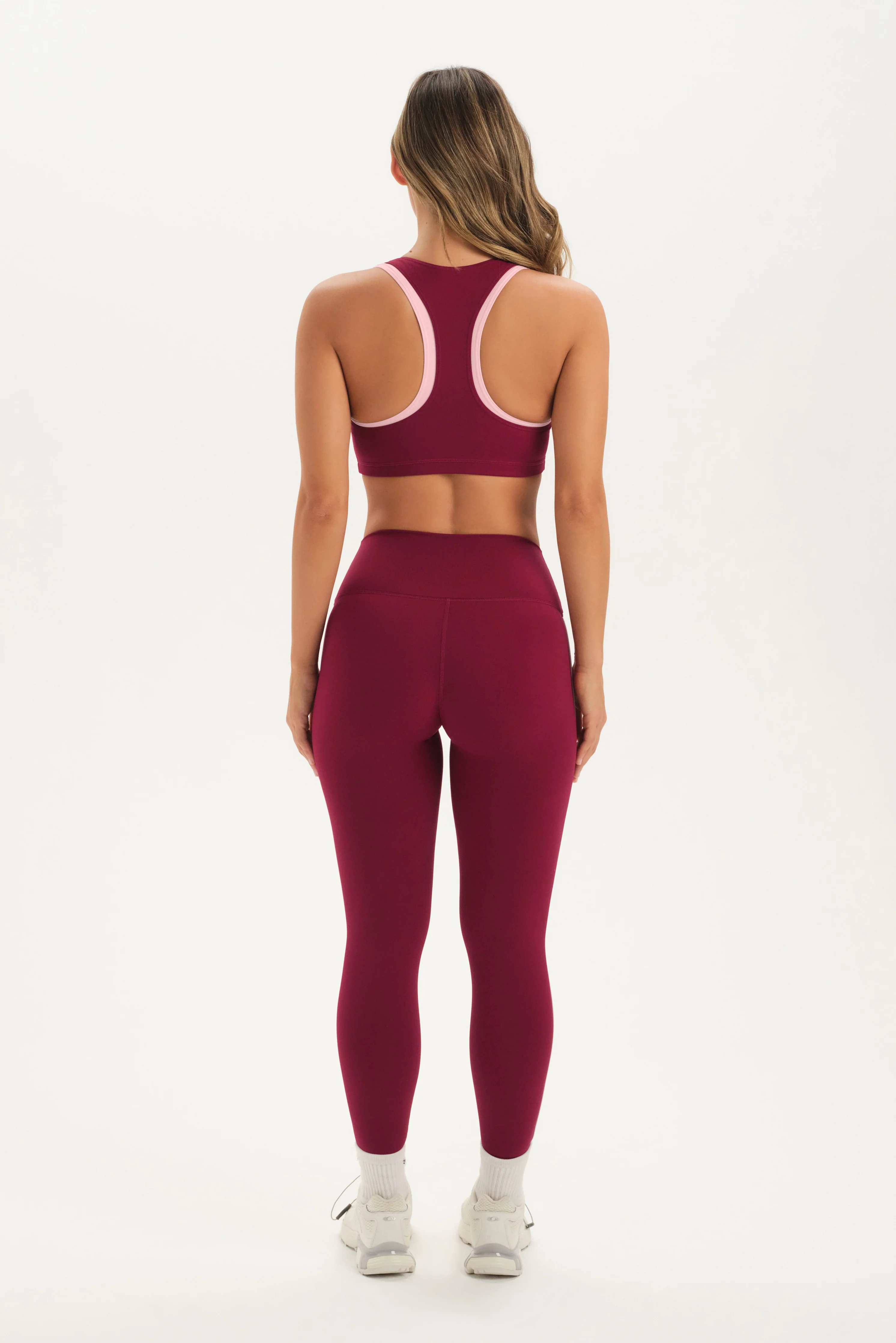 SPORTBODY® SPORTY STRIPE LEGGINGS - ROSA - Image 4