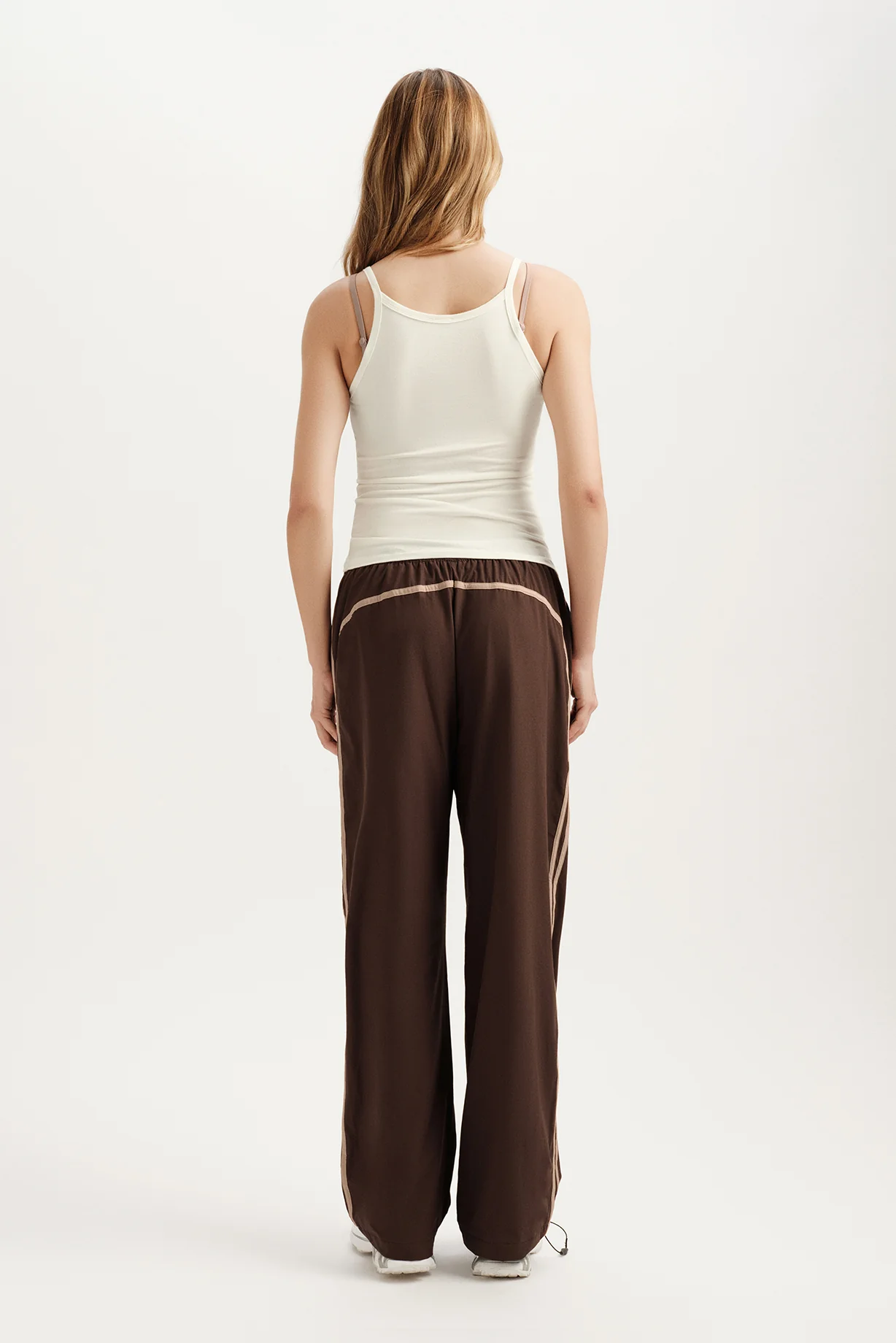 STRETCH COTTON LAYER COLLAR TANK - DUST - Image 5
