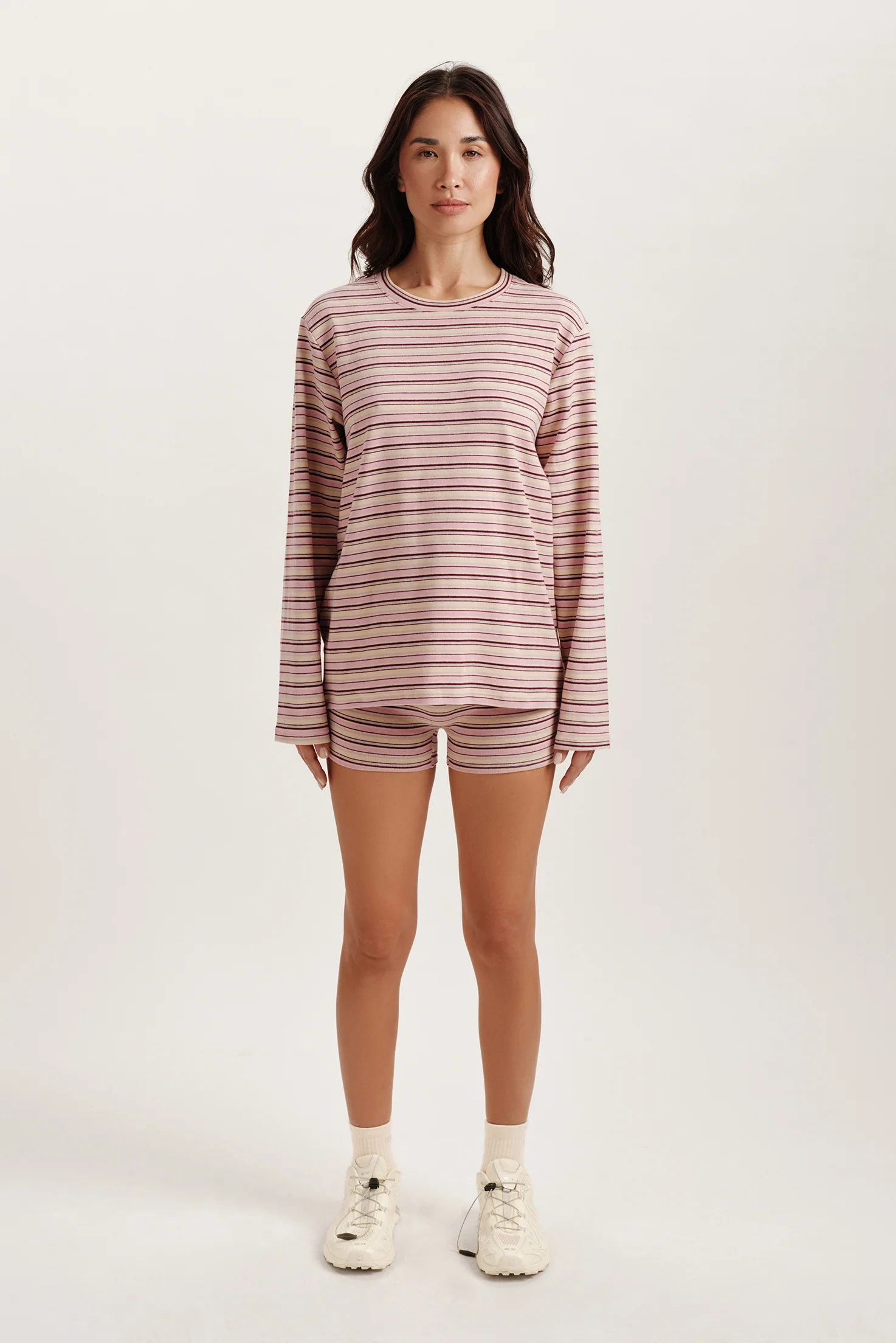 STRIPE JERSEY STRIPE OVERSIZED LONG SLEEVE - FLIRT - Image 3