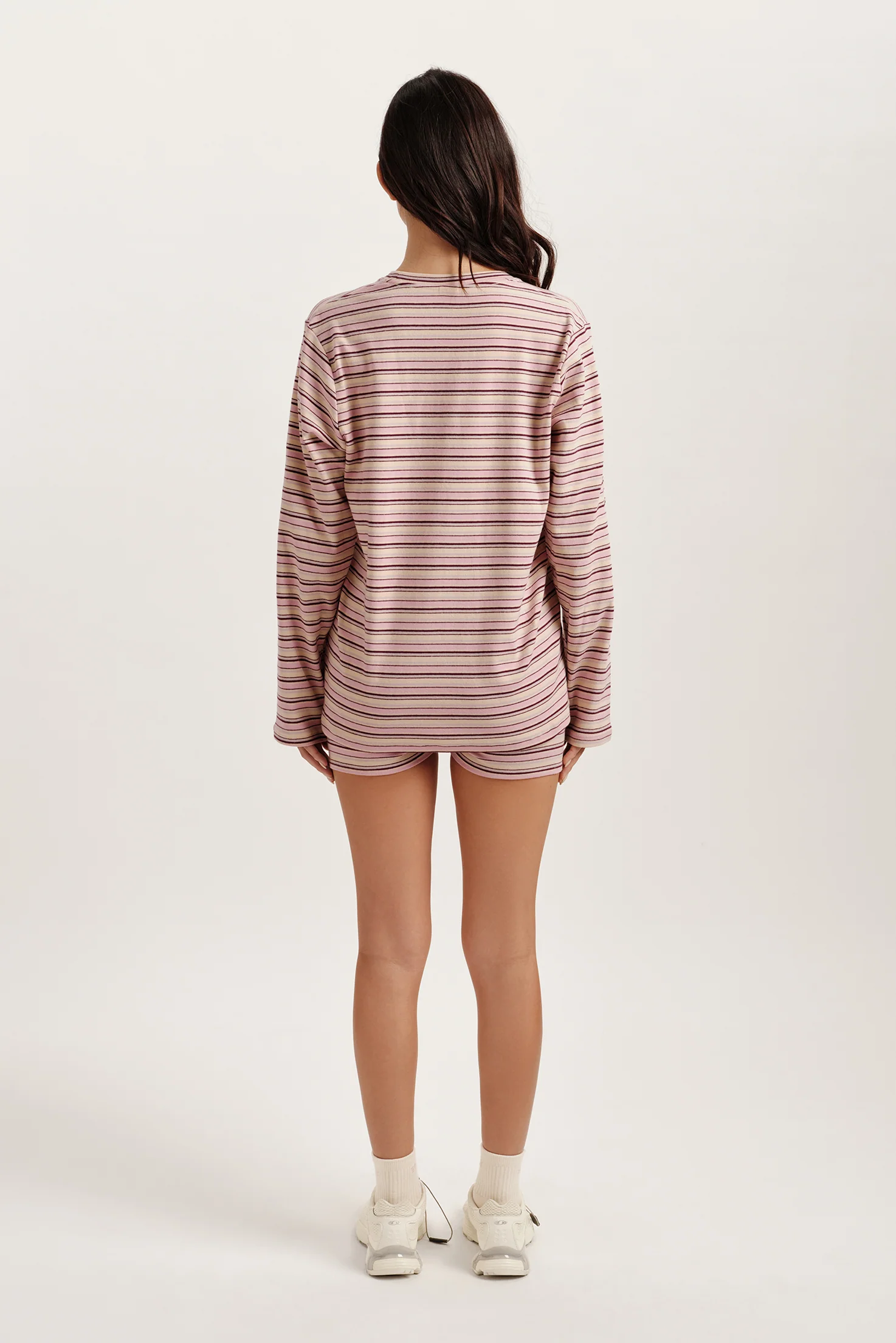 STRIPE JERSEY STRIPE OVERSIZED LONG SLEEVE - FLIRT - Image 4