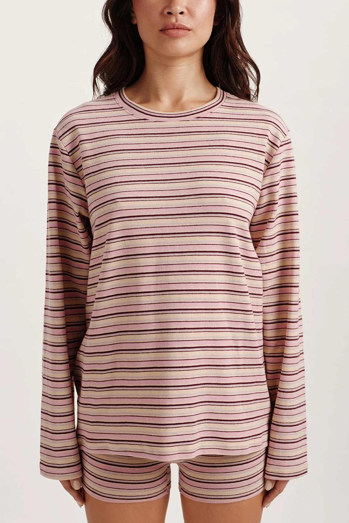 STRIPE JERSEY STRIPE OVERSIZED LONG SLEEVE - FLIRT - Image 5