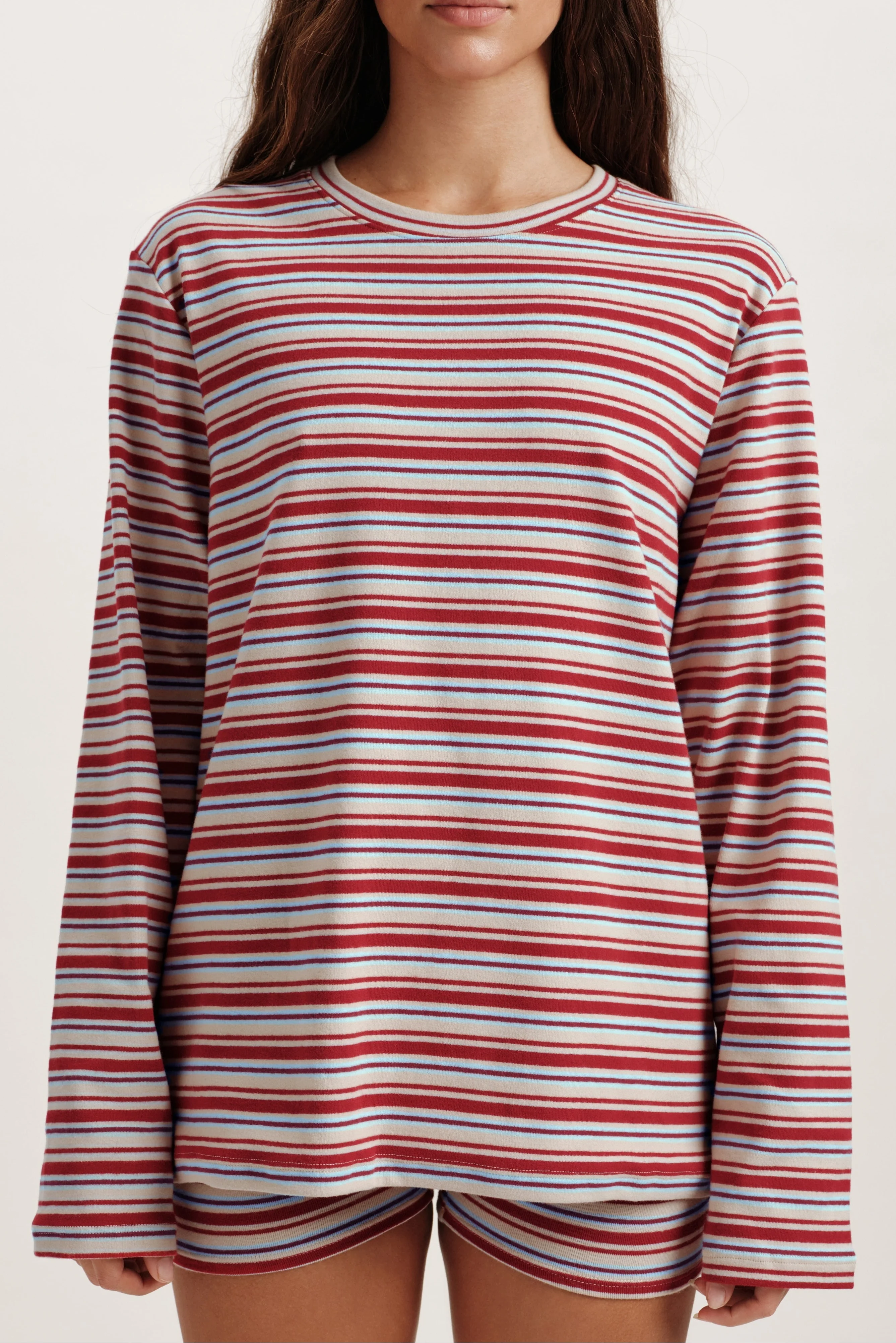 STRIPE JERSEY STRIPE OVERSIZED LONG SLEEVE - LYRIC - Image 5