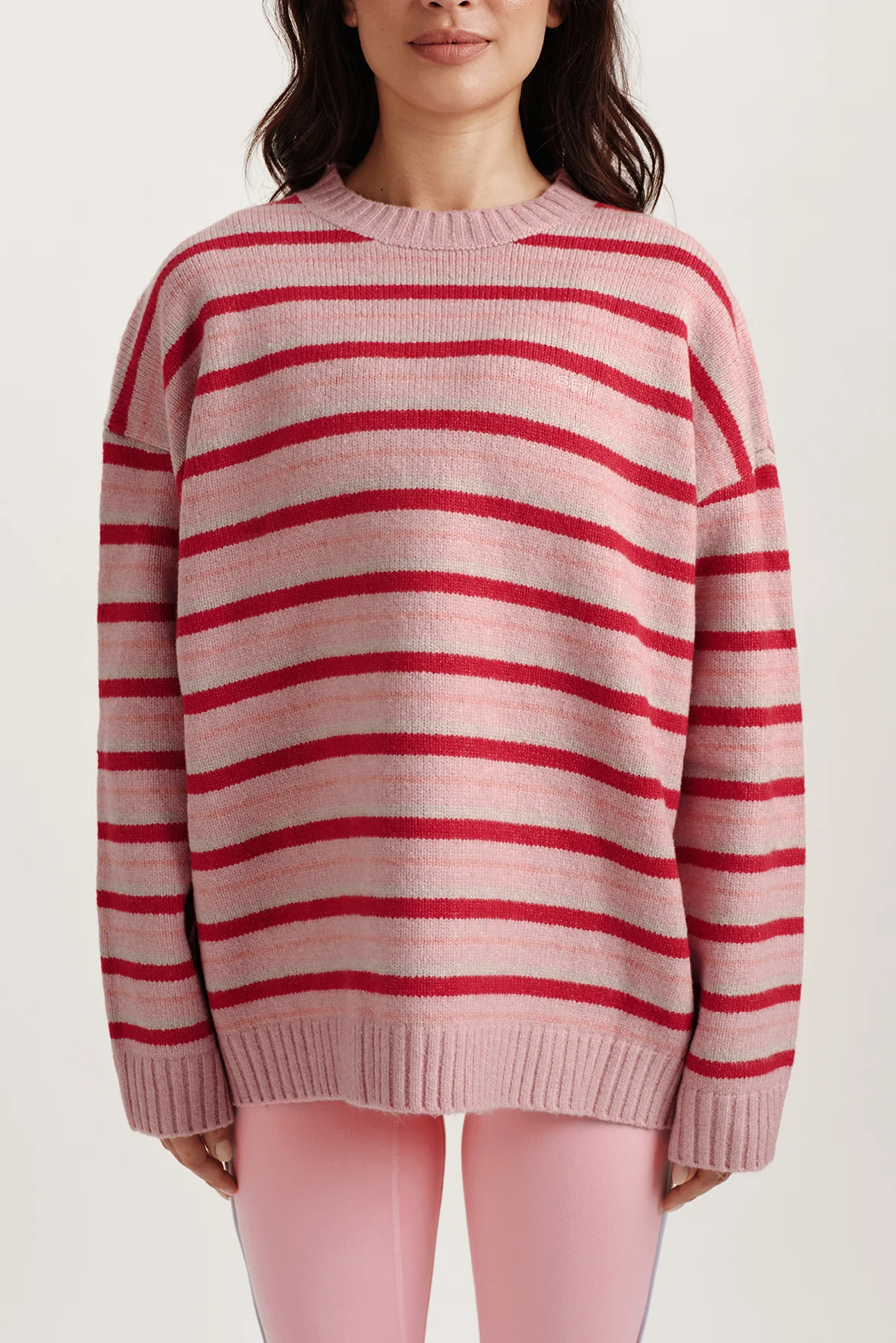 STUDIO KNIT STUDIO KNIT CREWNECK - BLUSH - Image 5