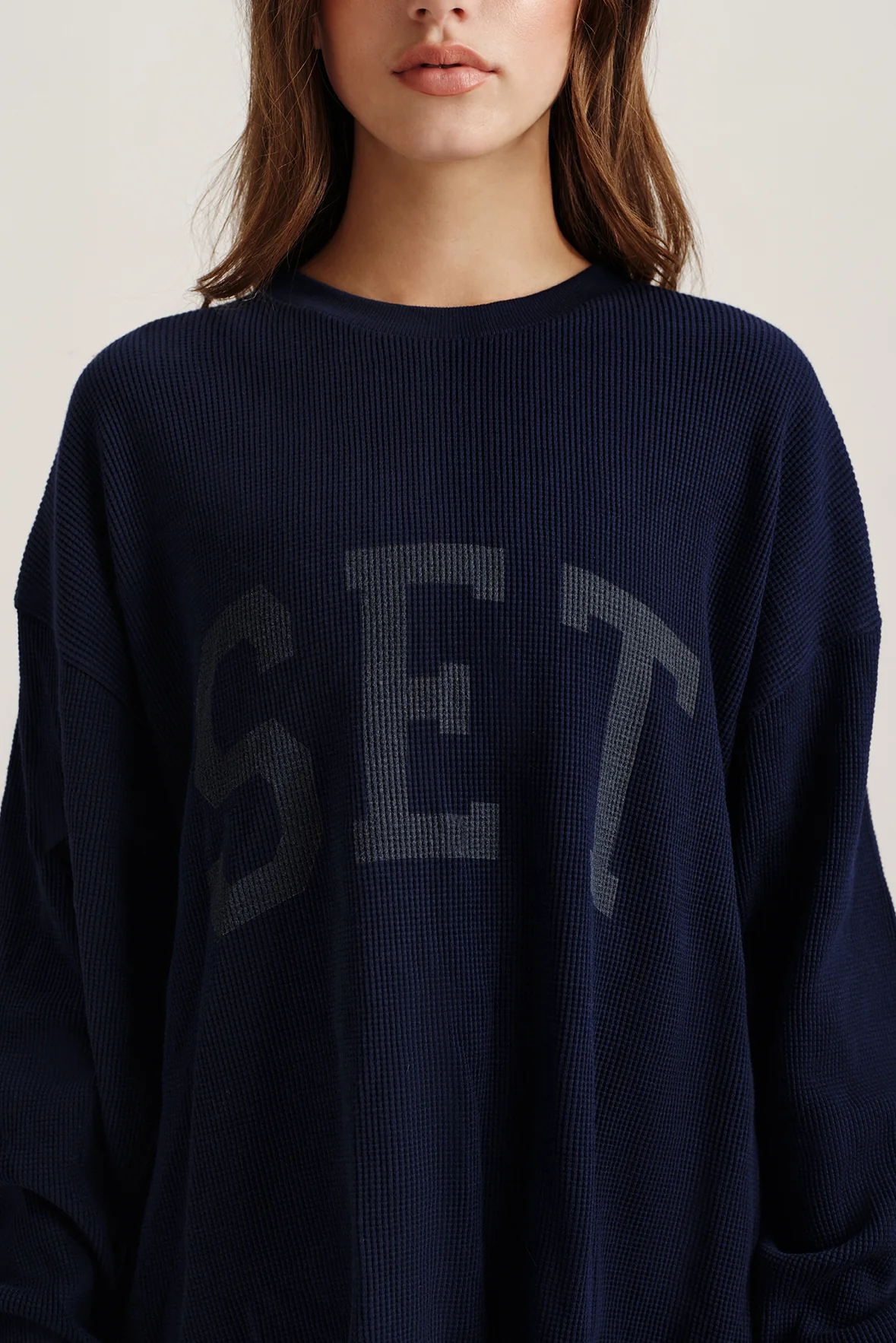 WAFFLE LOUNGE CUFFED LONG SLEEVE - TETHER - Image 5